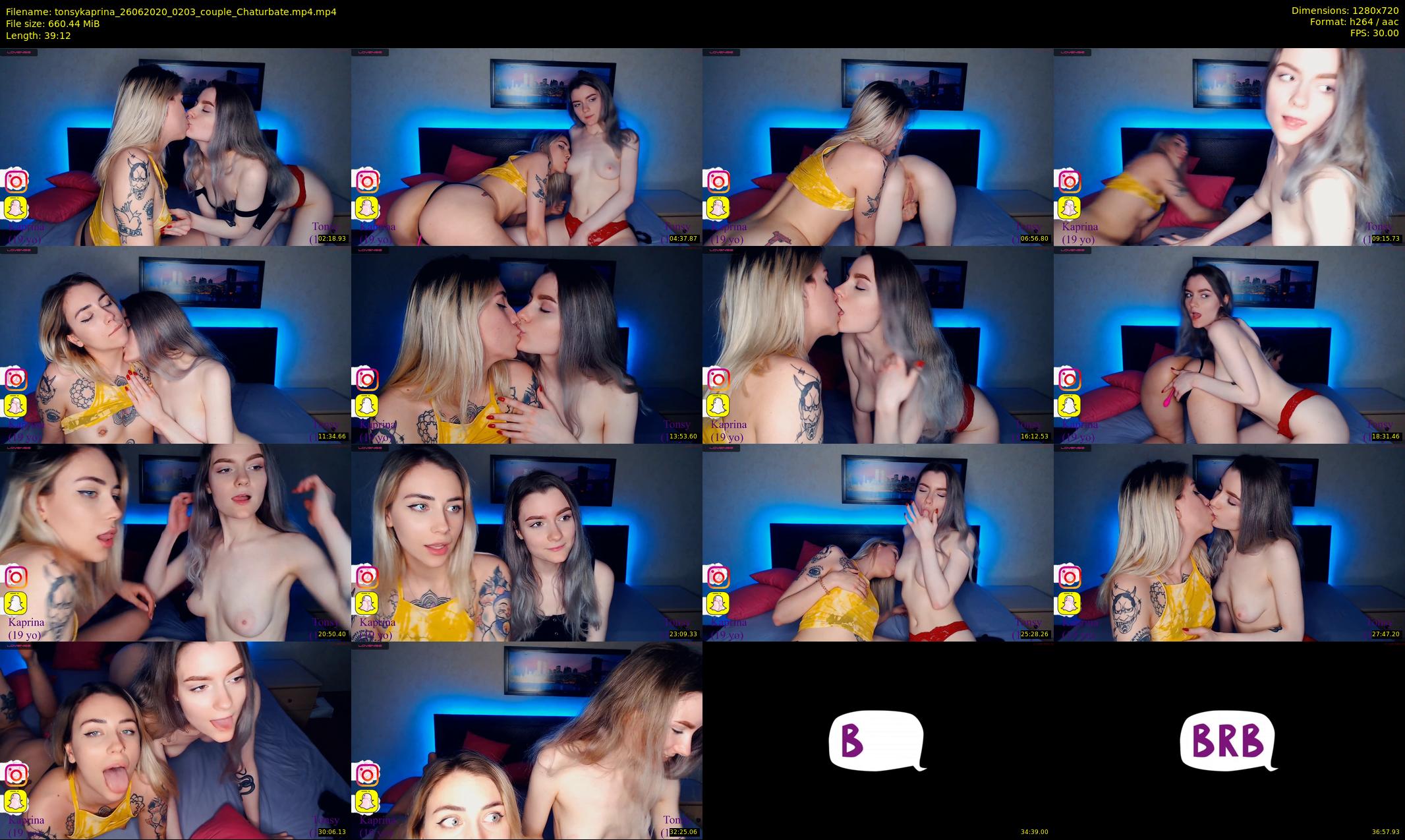 tonsykaprina — 40 minute Chaturbate couple cam show recording, 720p, Jun 26, 2020