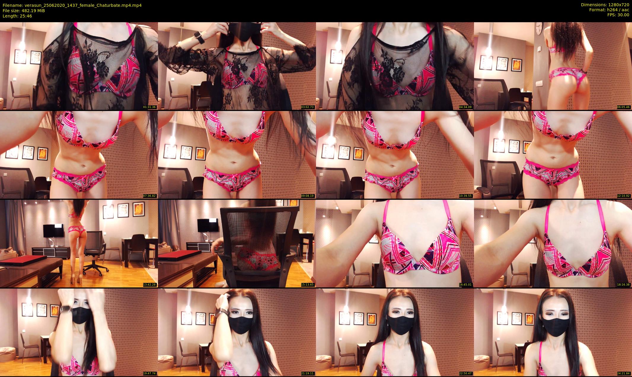 verasun — 26 minute Chaturbate female cam show recording, 720p, Jun 25, 2020