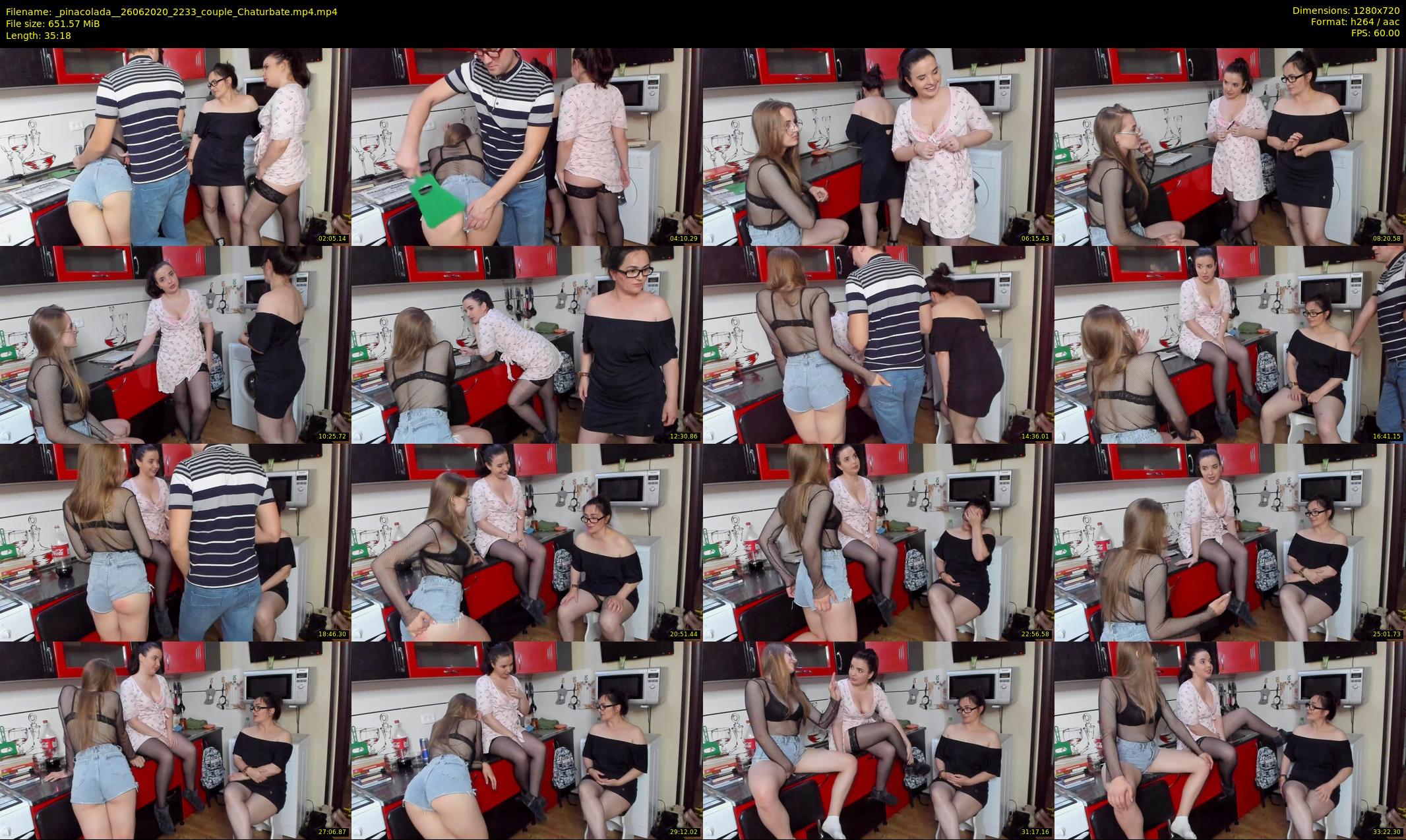 _pinacolada_ — 36 minute Chaturbate couple cam show recording, 720p, Jun 26, 2020