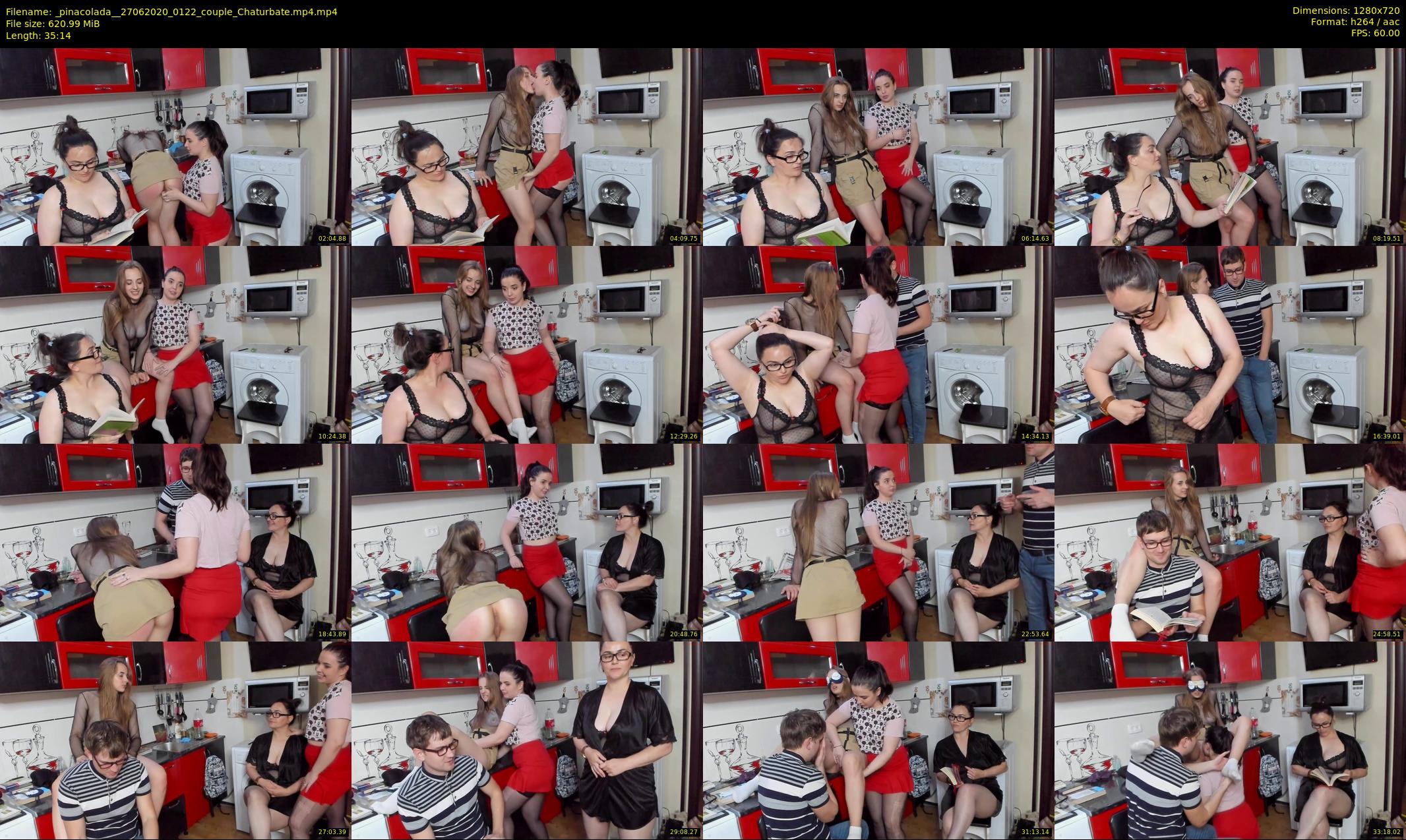 _pinacolada_ — 36 minute Chaturbate couple cam show recording, 720p, Jun 27, 2020