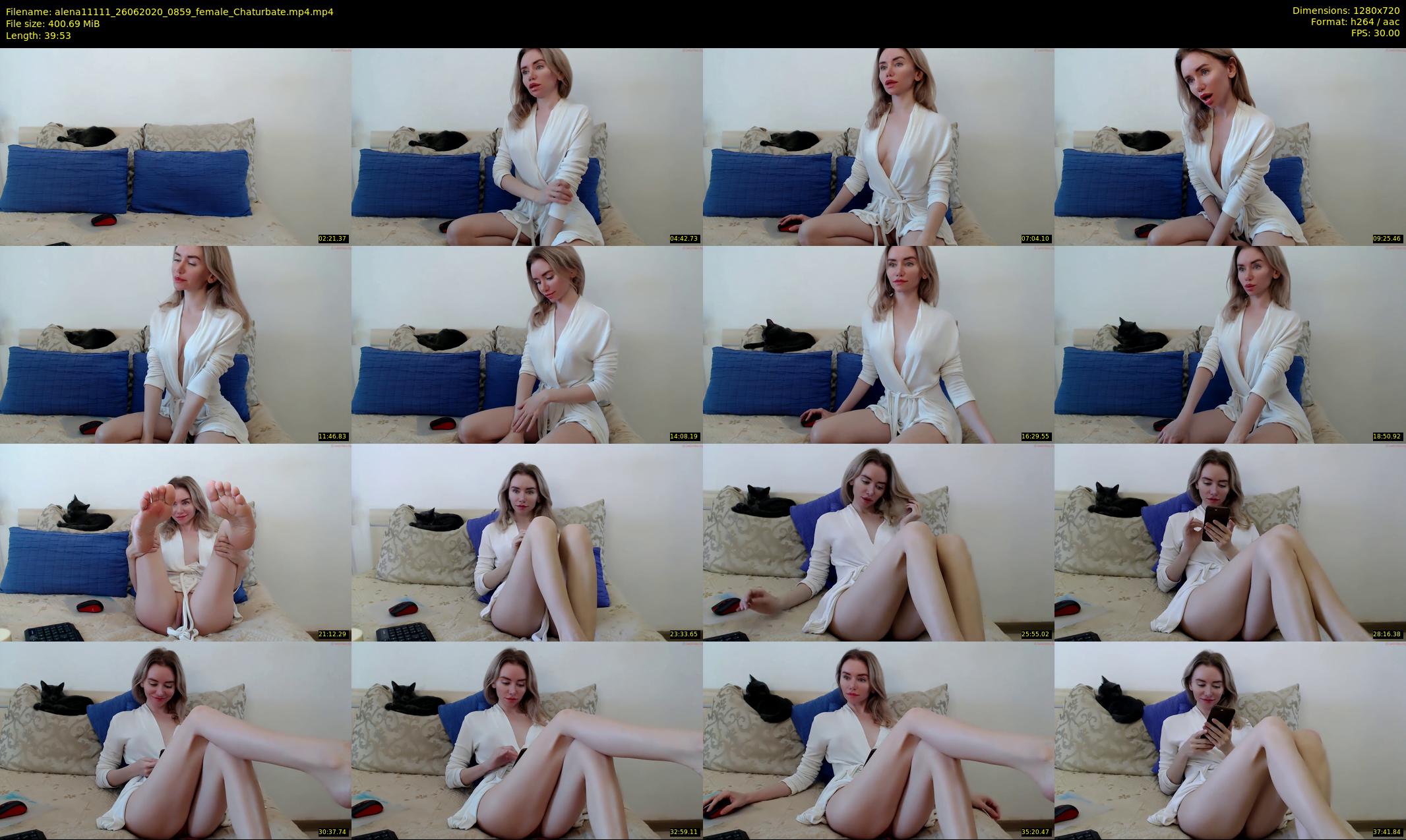 alena11111 — 40 minute Chaturbate female cam show recording, 720p, Jun 26, 2020