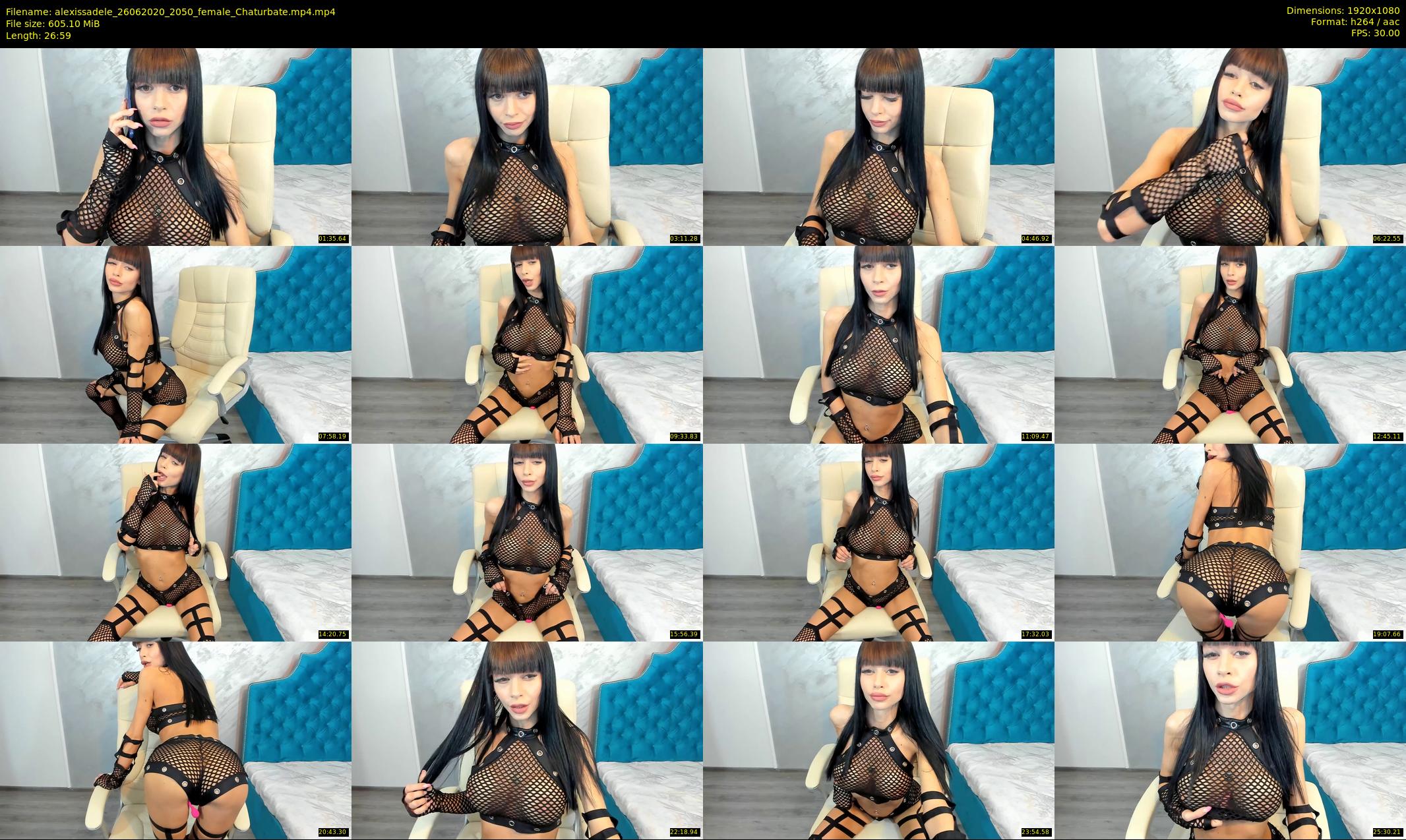 alexissadele — 27 minute Chaturbate female cam show recording, 1080p, Jun 26, 2020
