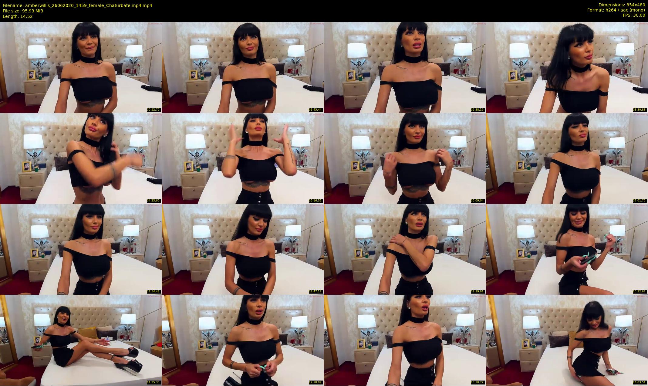 amberwillis — 15 minute Chaturbate female cam show recording, 480p, Jun 26, 2020