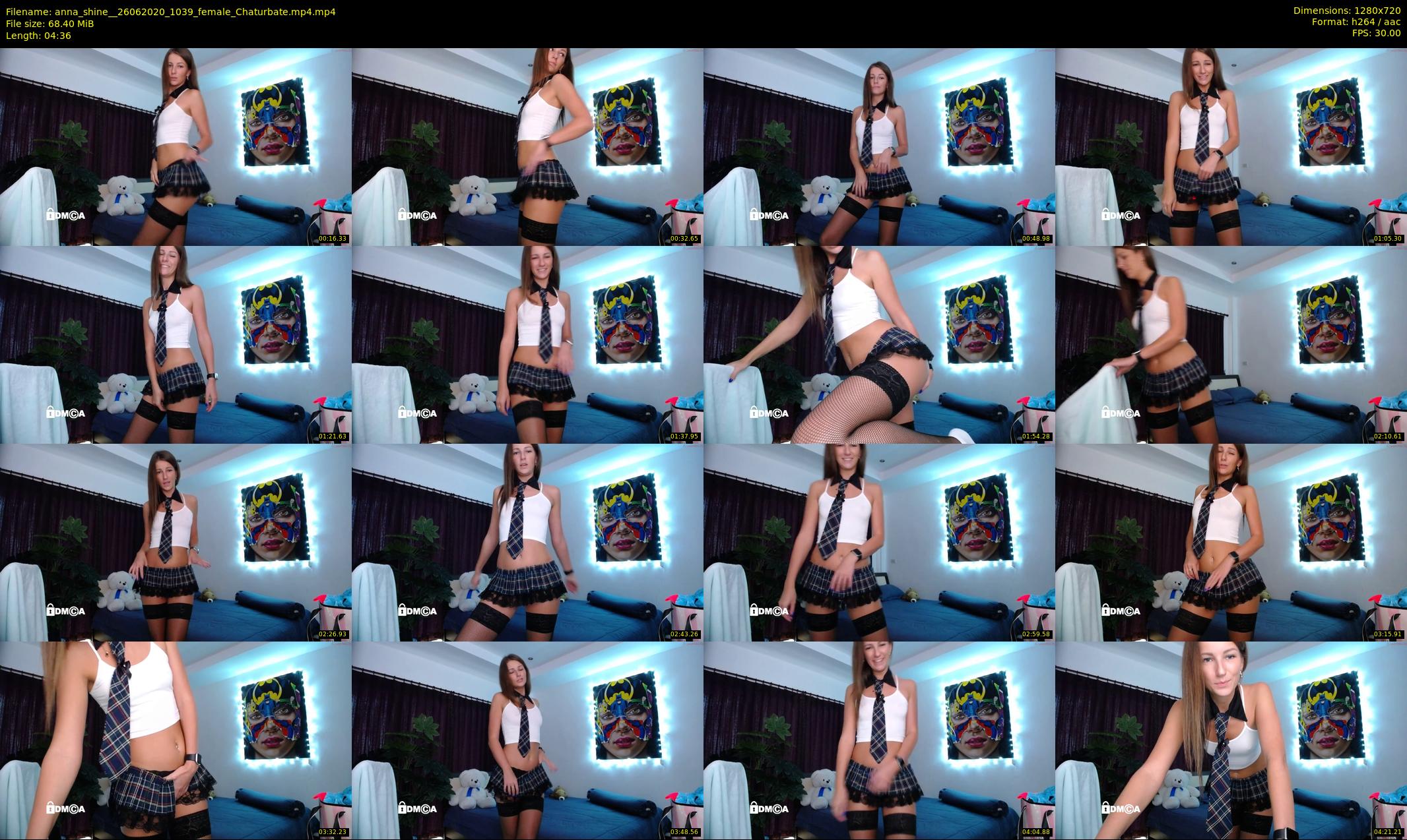 anna_shine_ — 5 minute Chaturbate female cam show recording, 720p, Jun 26, 2020