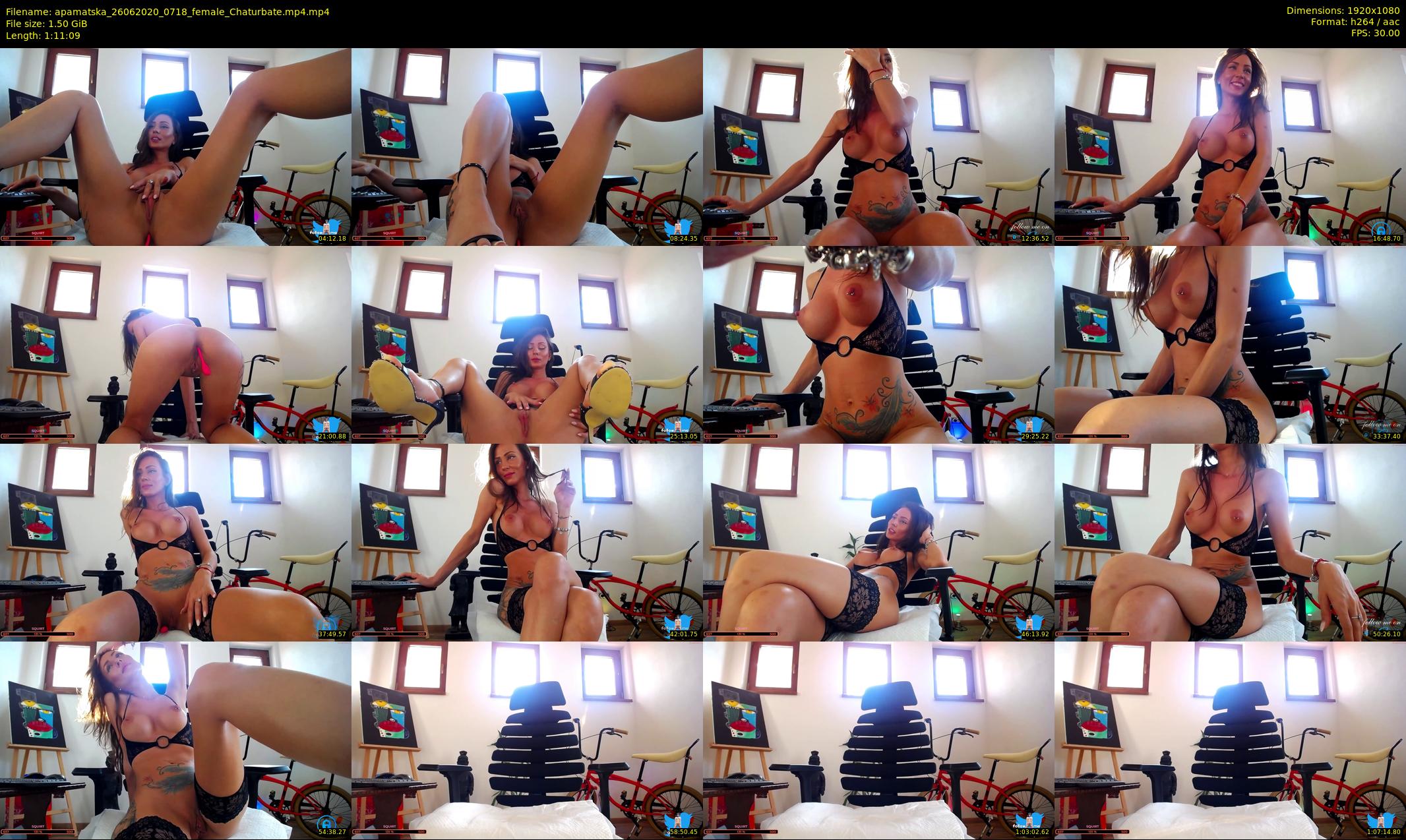 apamatska — 72 minute Chaturbate female cam show recording, 1080p, Jun 26, 2020