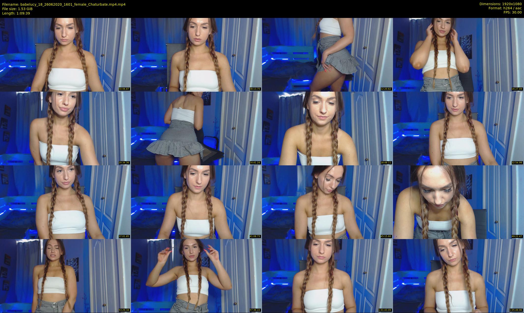 babelucy_18 — 70 minute Chaturbate female cam show recording, 1080p, Jun 26, 2020