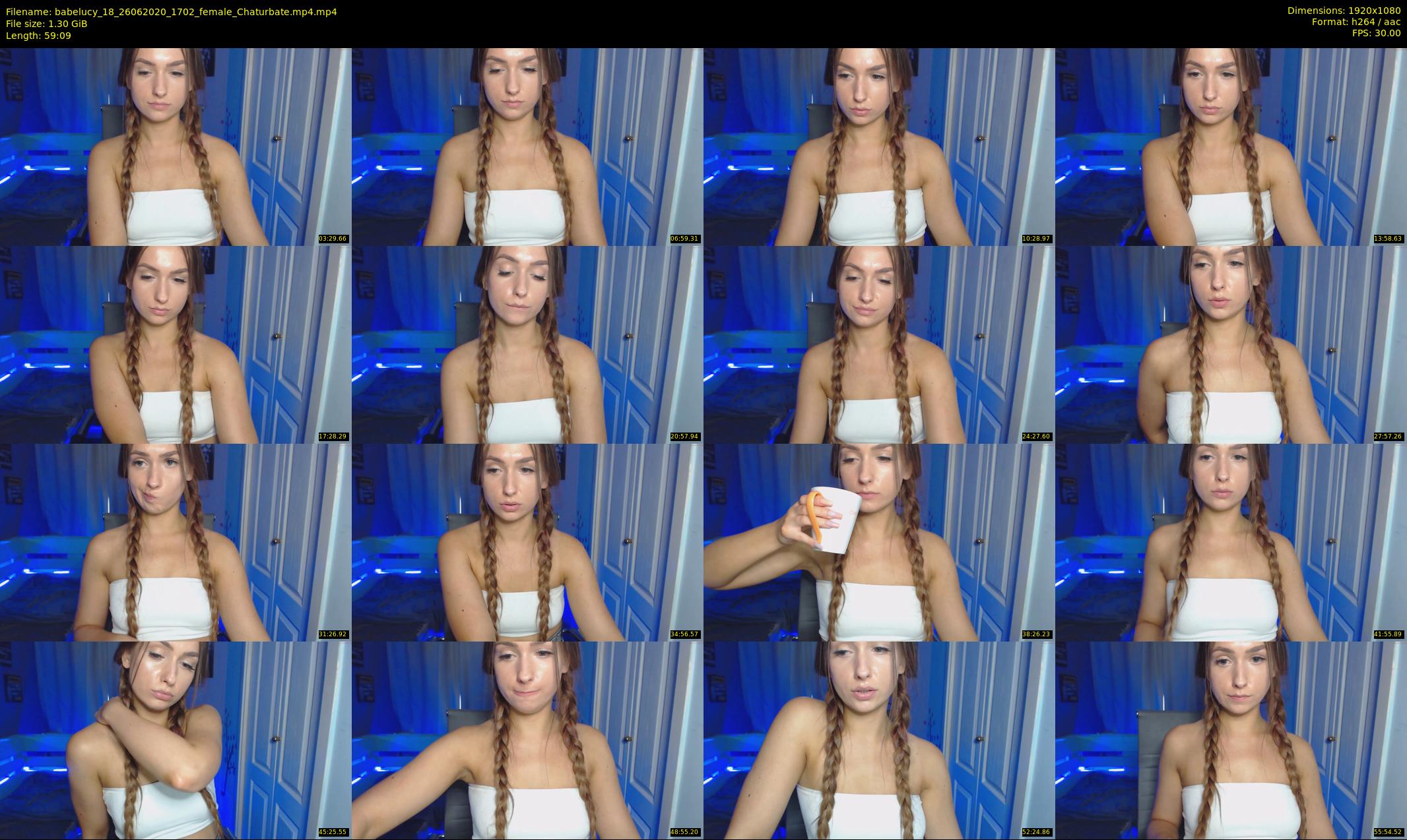 babelucy_18 — 60 minute Chaturbate female cam show recording, 1080p, Jun 26, 2020