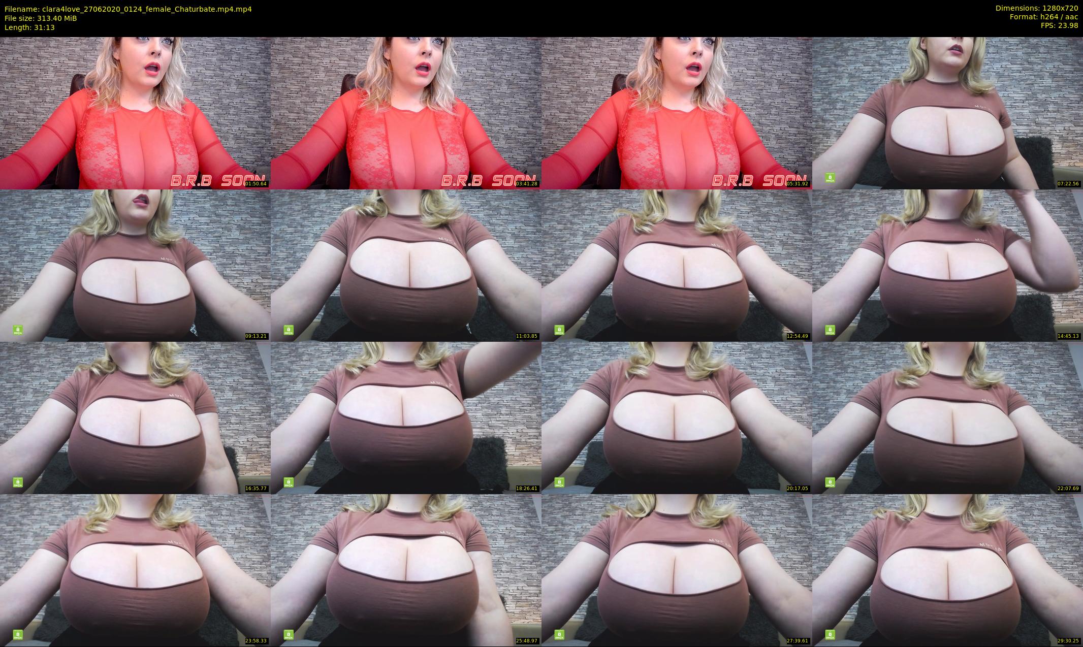 clara4love — 32 minute Chaturbate female cam show recording, 720p, Jun 27, 2020