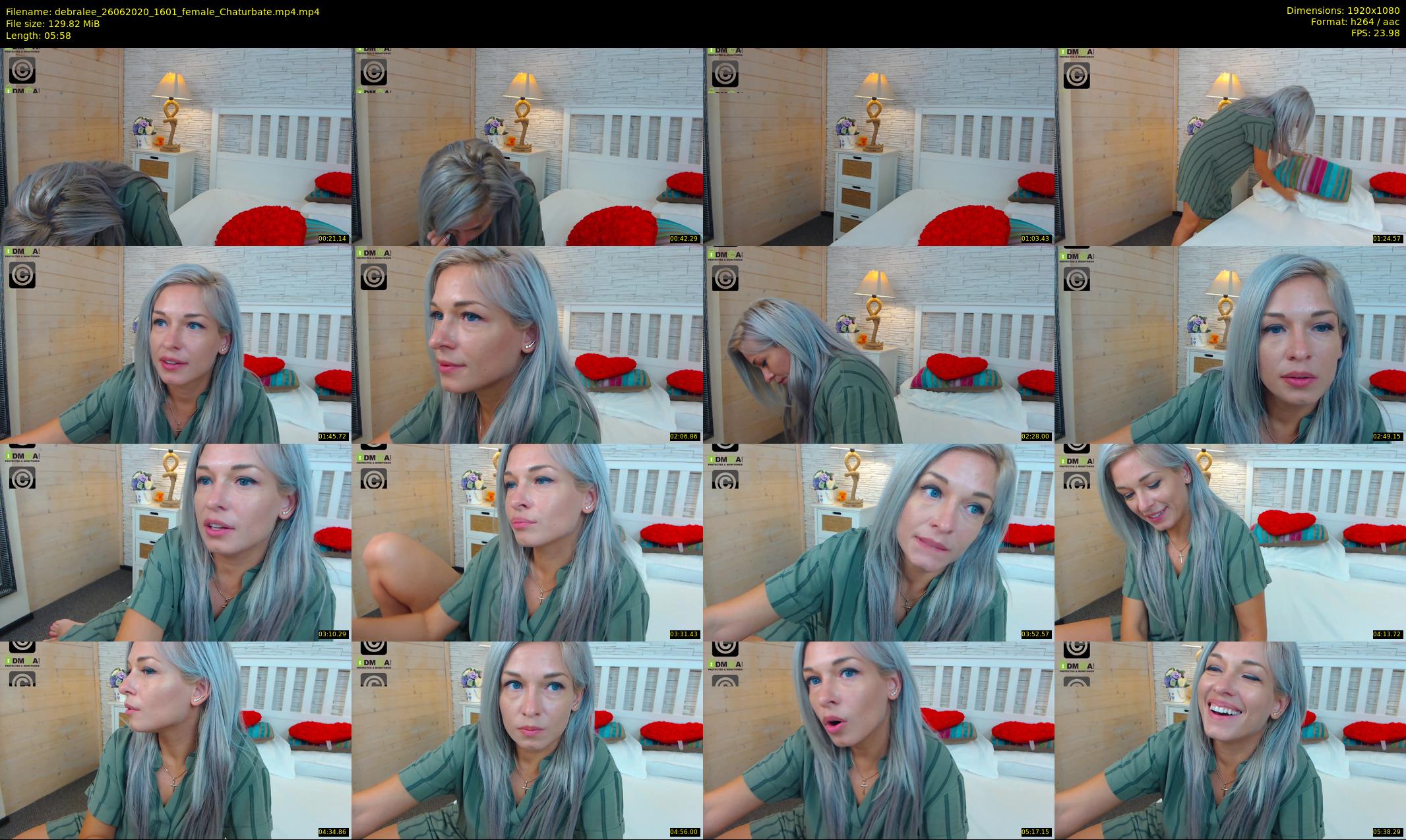 debralee — 6 minute Chaturbate female cam show recording, 1080p, Jun 26, 2020
