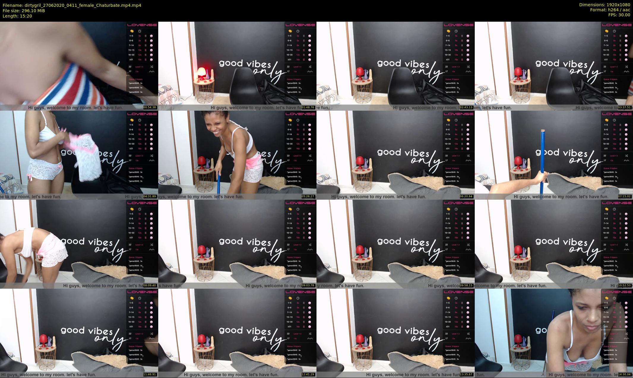 dirtygril — 16 minute Chaturbate female cam show recording, 1080p, Jun 27, 2020