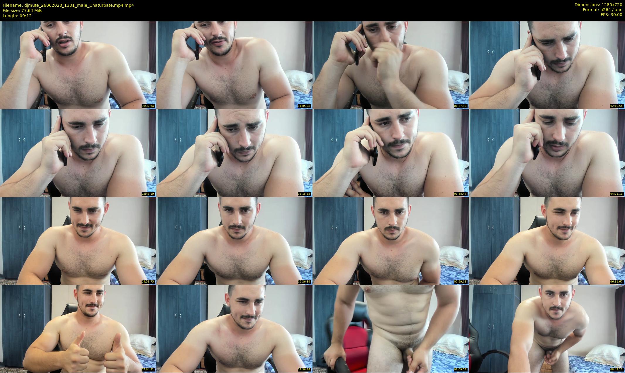 djmute — 10 minute Chaturbate male cam show recording, 720p, Jun 26, 2020