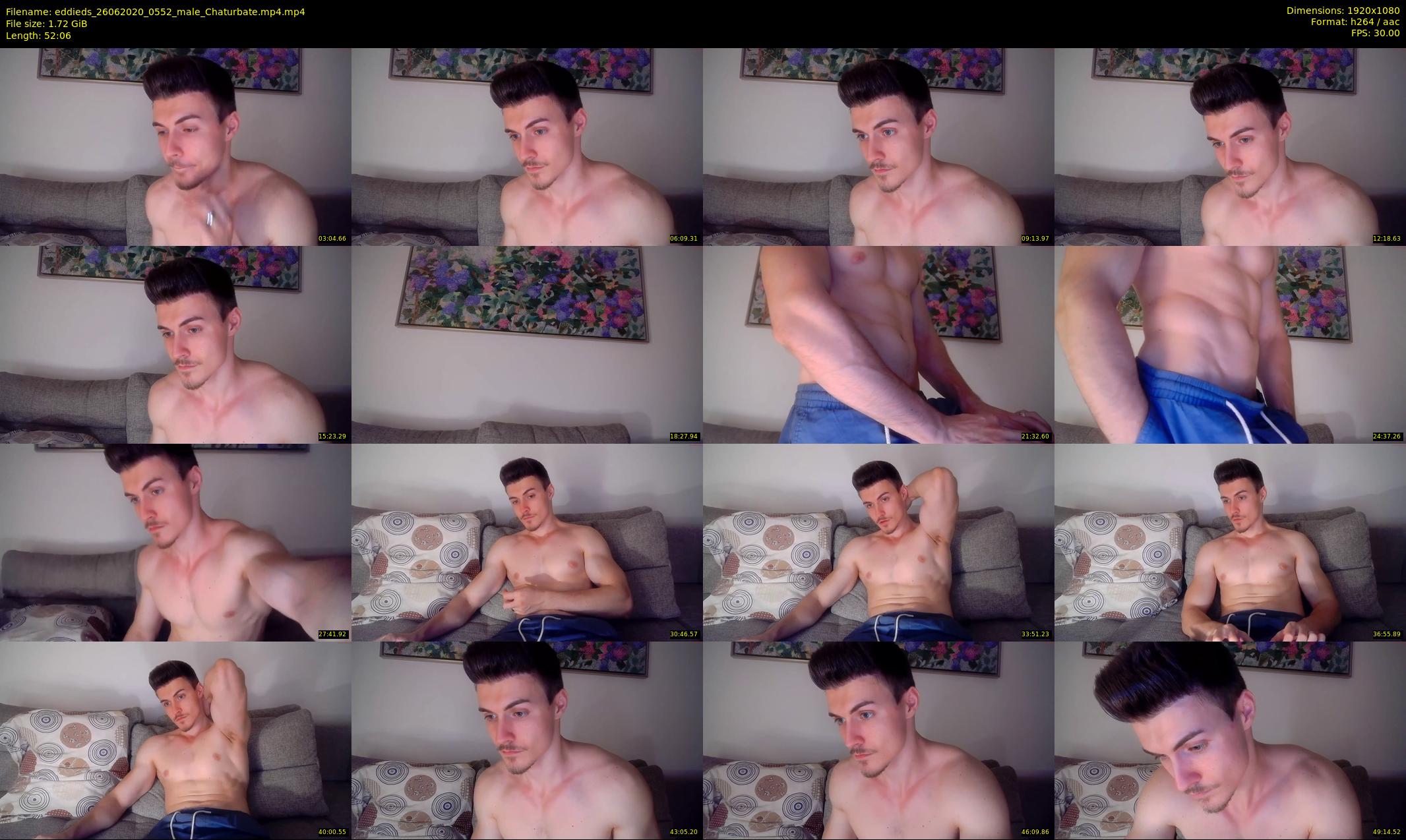 eddieds — 53 minute Chaturbate male cam show recording, 1080p, Jun 26, 2020