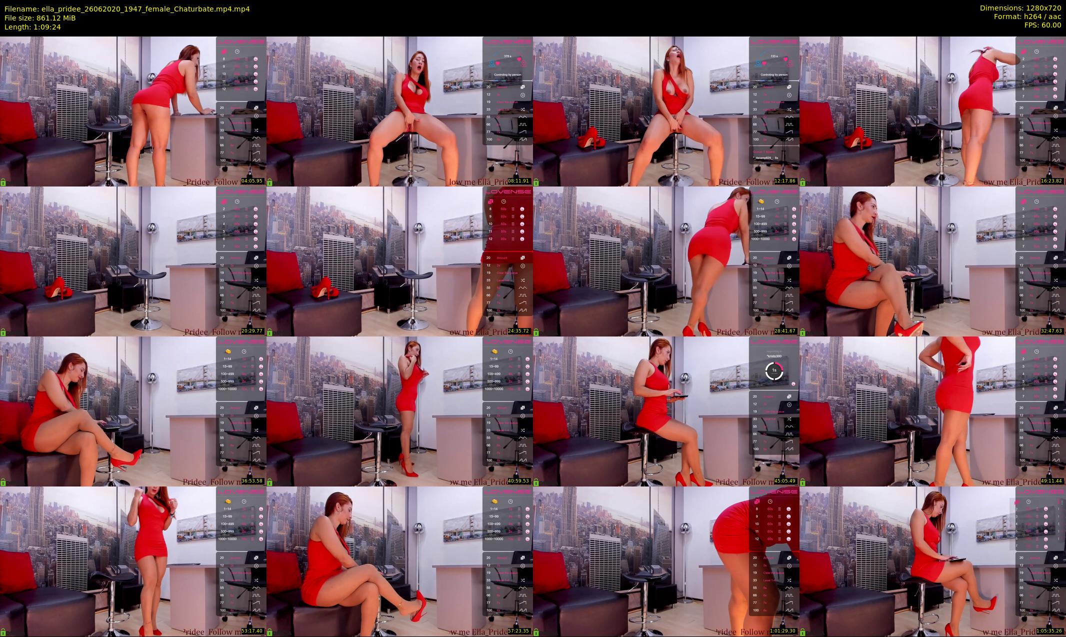 ella_pridee — 70 minute Chaturbate female cam show recording, 720p, Jun 26, 2020