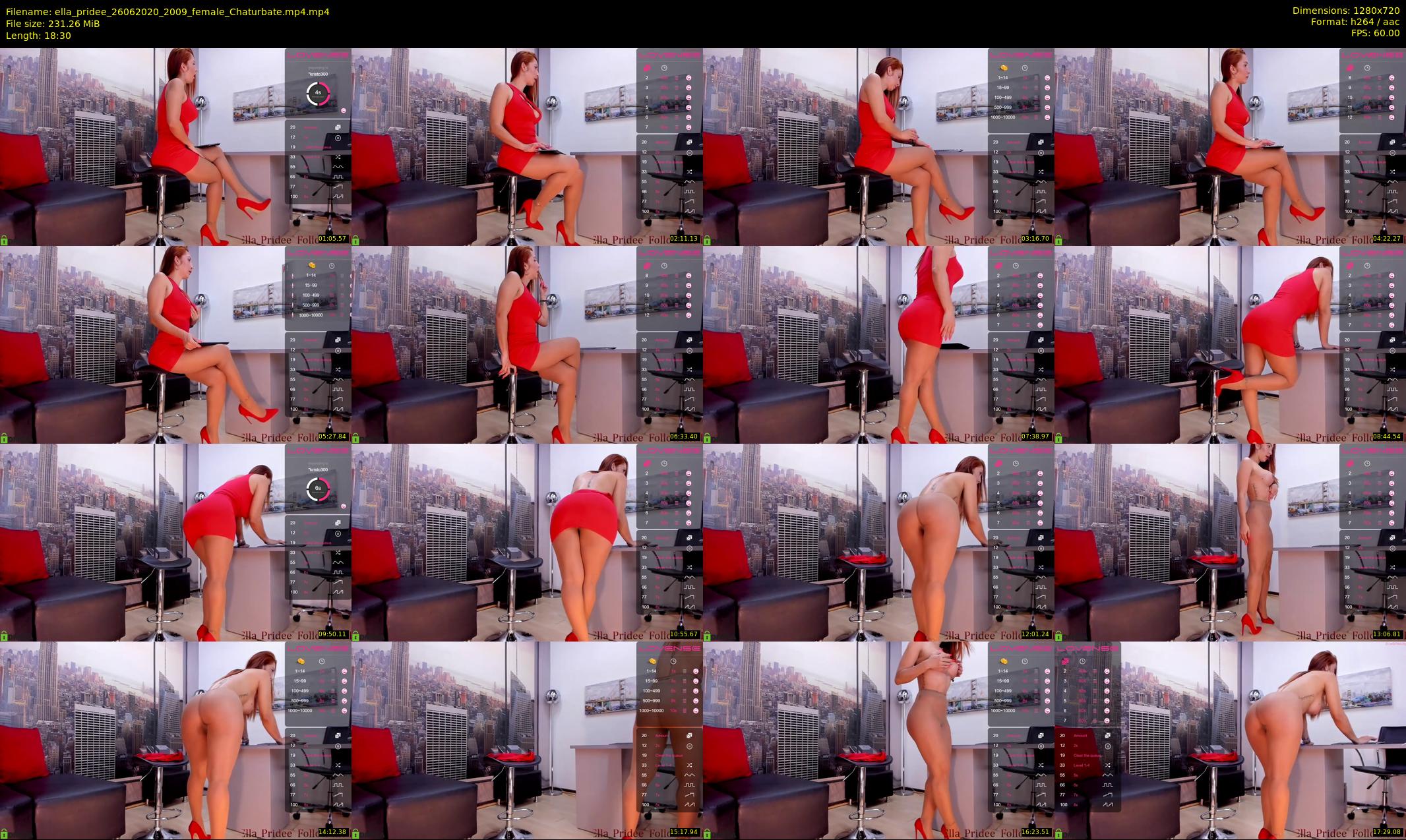 ella_pridee — 19 minute Chaturbate female cam show recording, 720p, Jun 26, 2020