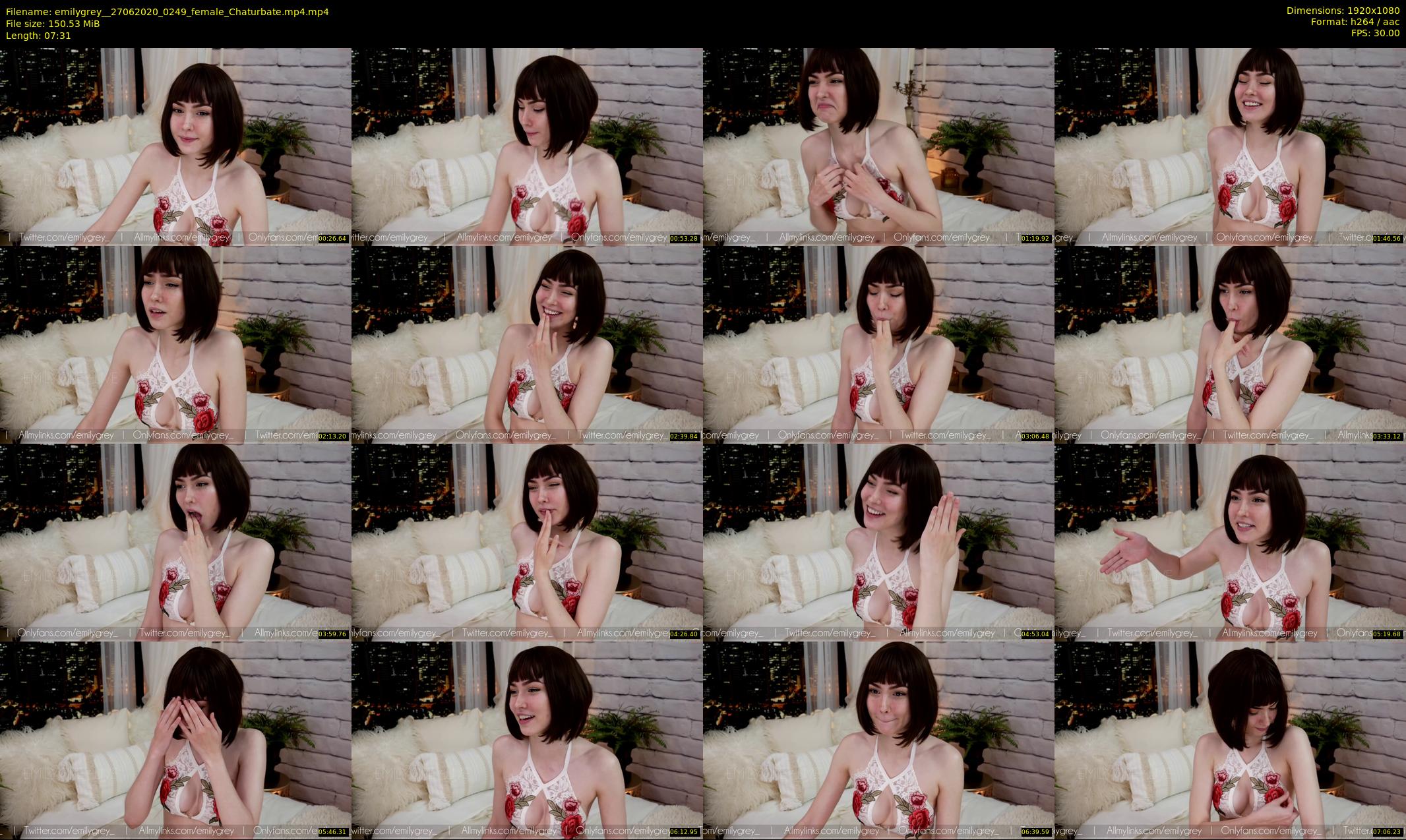 emilygrey_ — 8 minute Chaturbate female cam show recording, 1080p, Jun 27, 2020