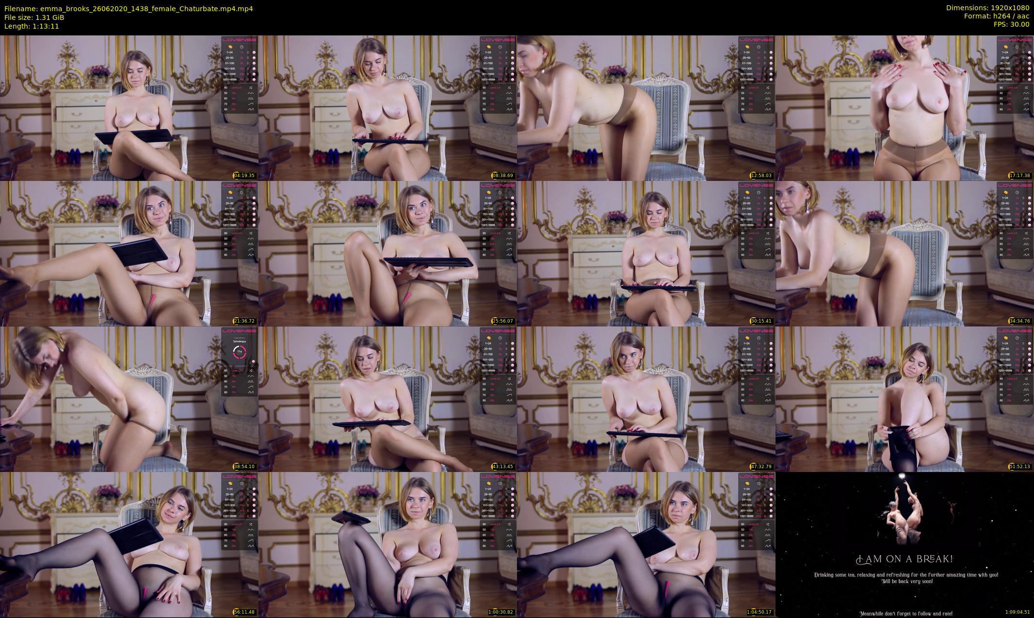 emma_brooks — 74 minute Chaturbate female cam show recording, 1080p, Jun 26, 2020