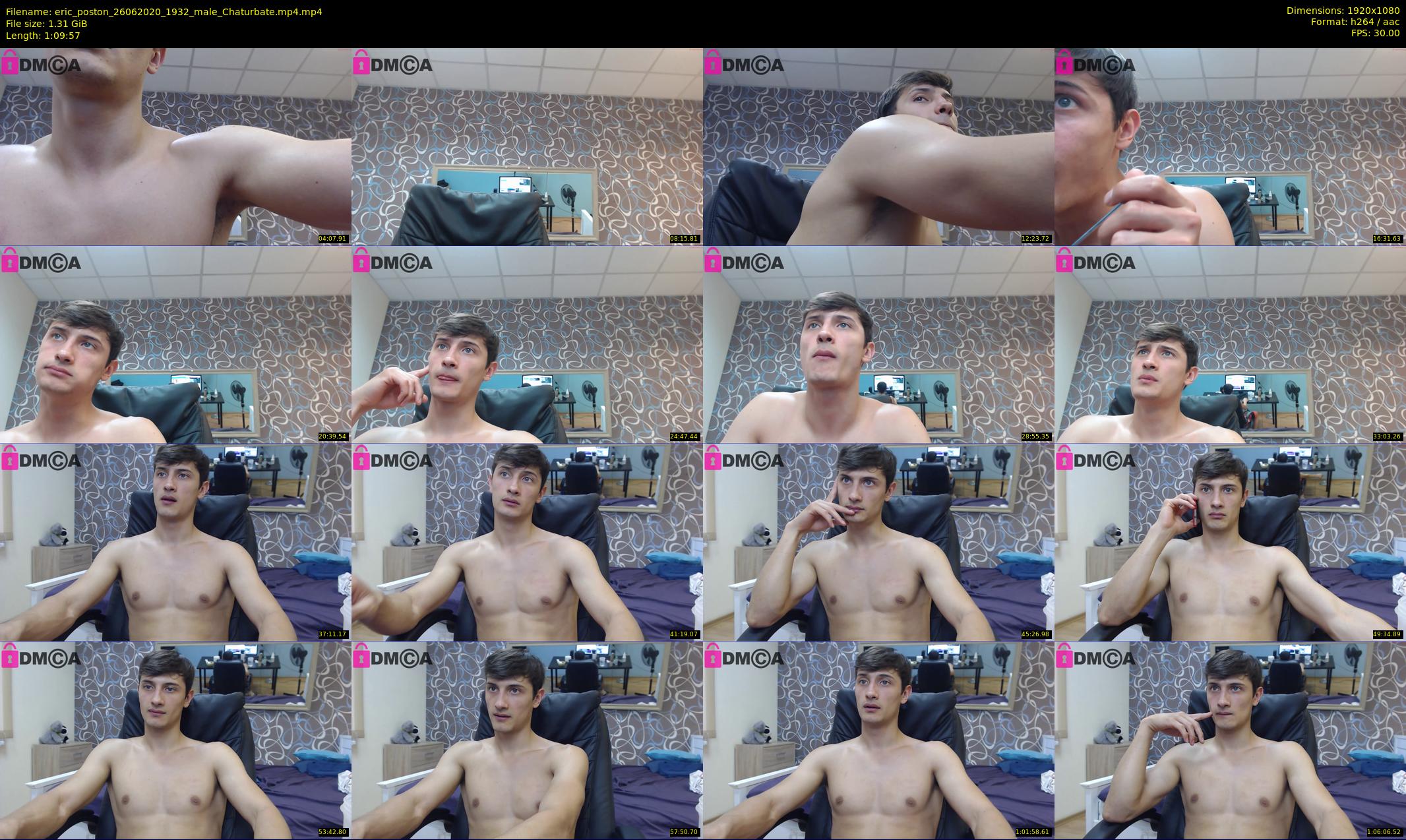 eric_poston — 70 minute Chaturbate male cam show recording, 1080p, Jun 26, 2020