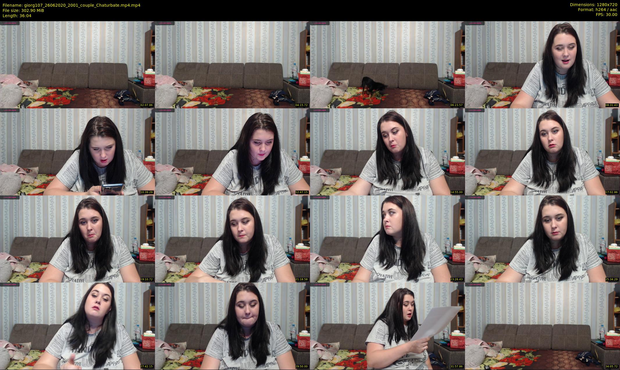 giorg107 — 37 minute Chaturbate couple cam show recording, 720p, Jun 26, 2020