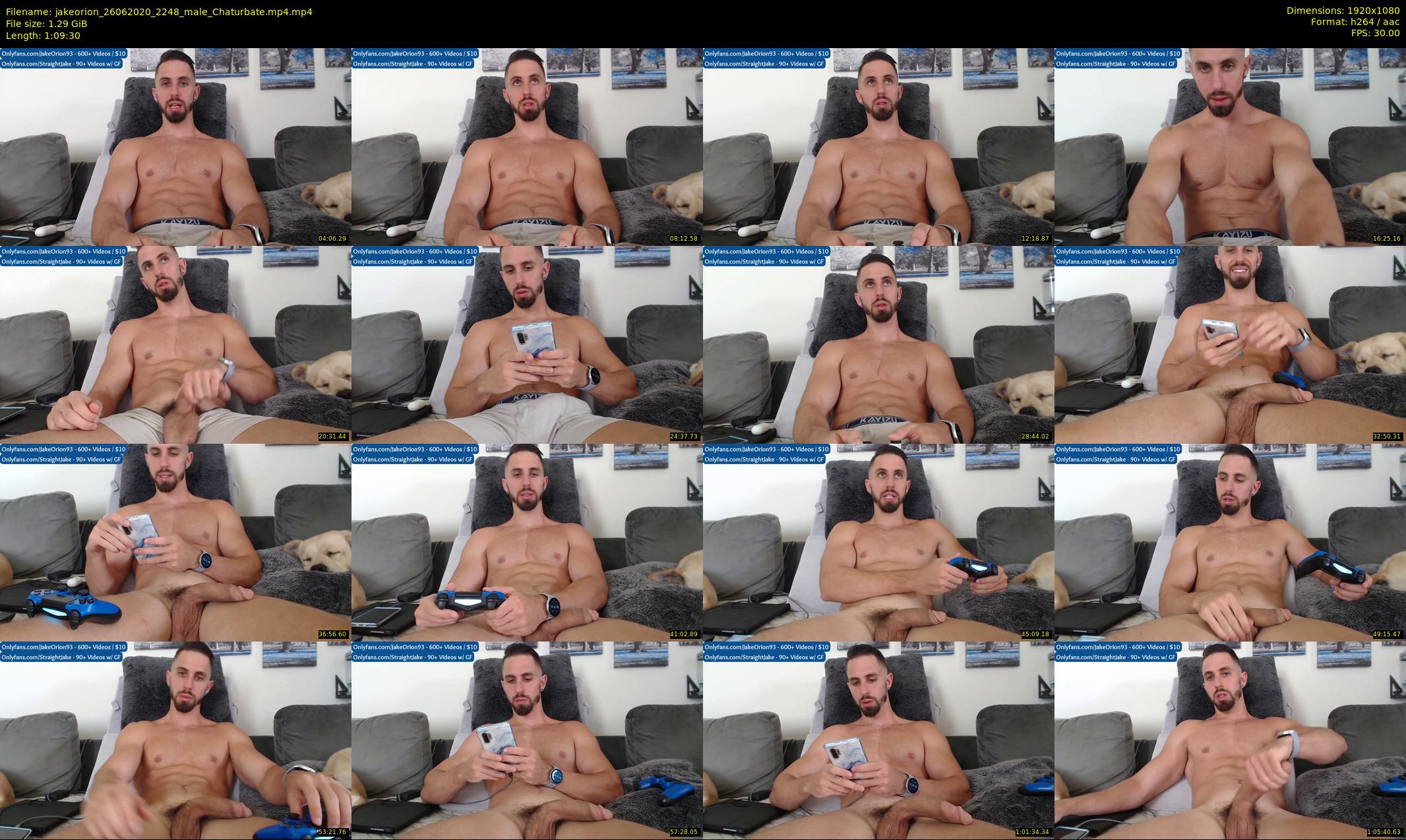 jakeorion — 70 minute Chaturbate male cam show recording, 1080p, Jun 26, 2020