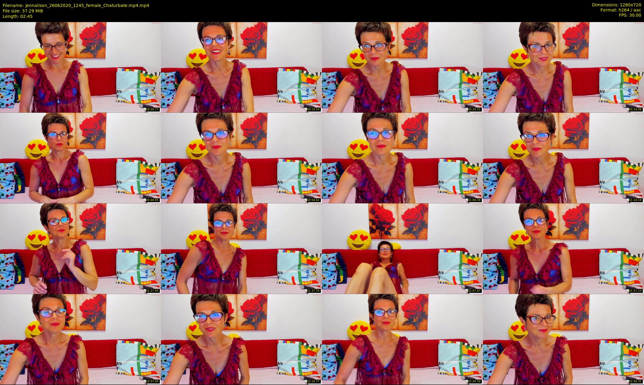 jennalison — 3 minute Chaturbate female cam show recording, 720p, Jun 26, 2020