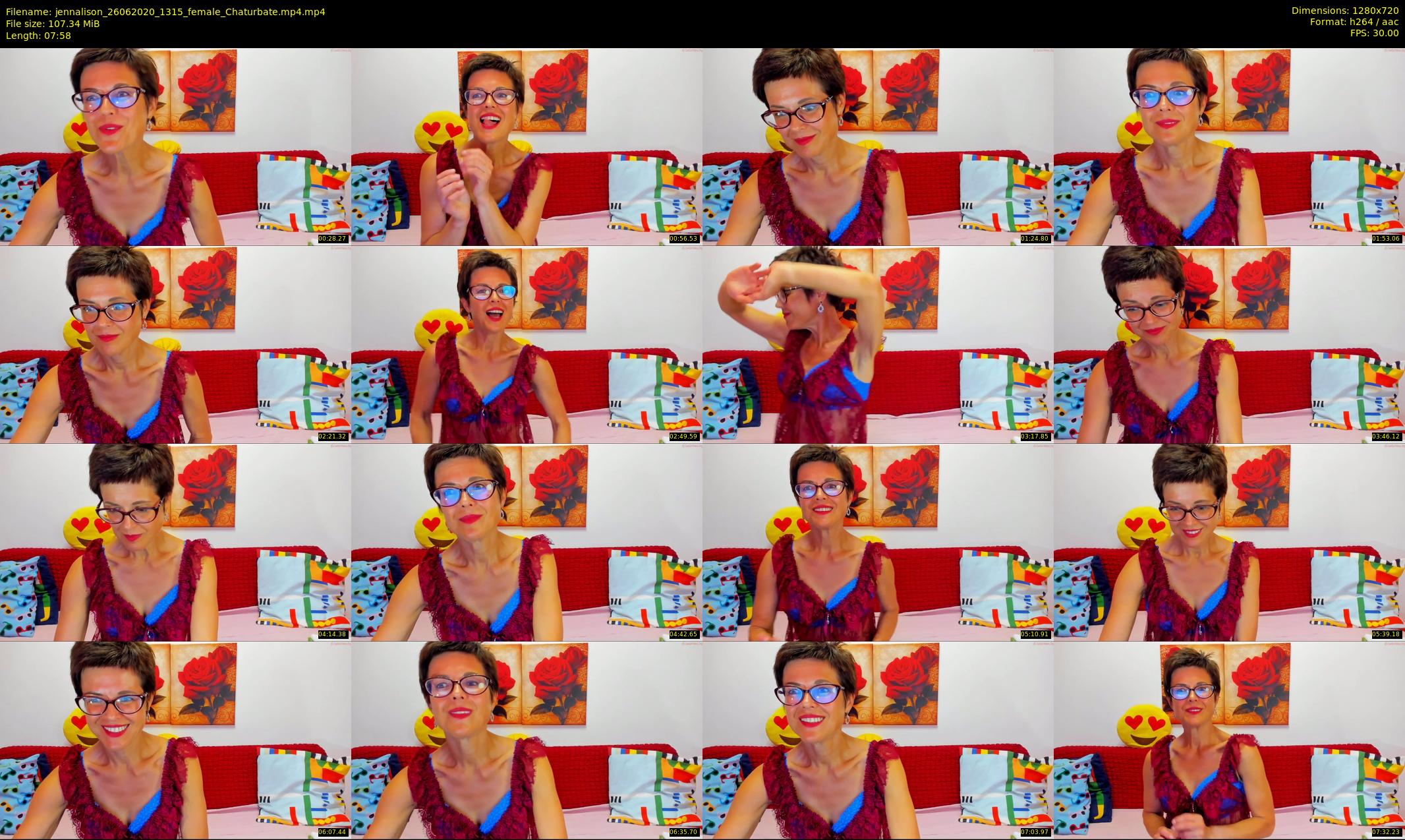 jennalison — 8 minute Chaturbate female cam show recording, 720p, Jun 26, 2020