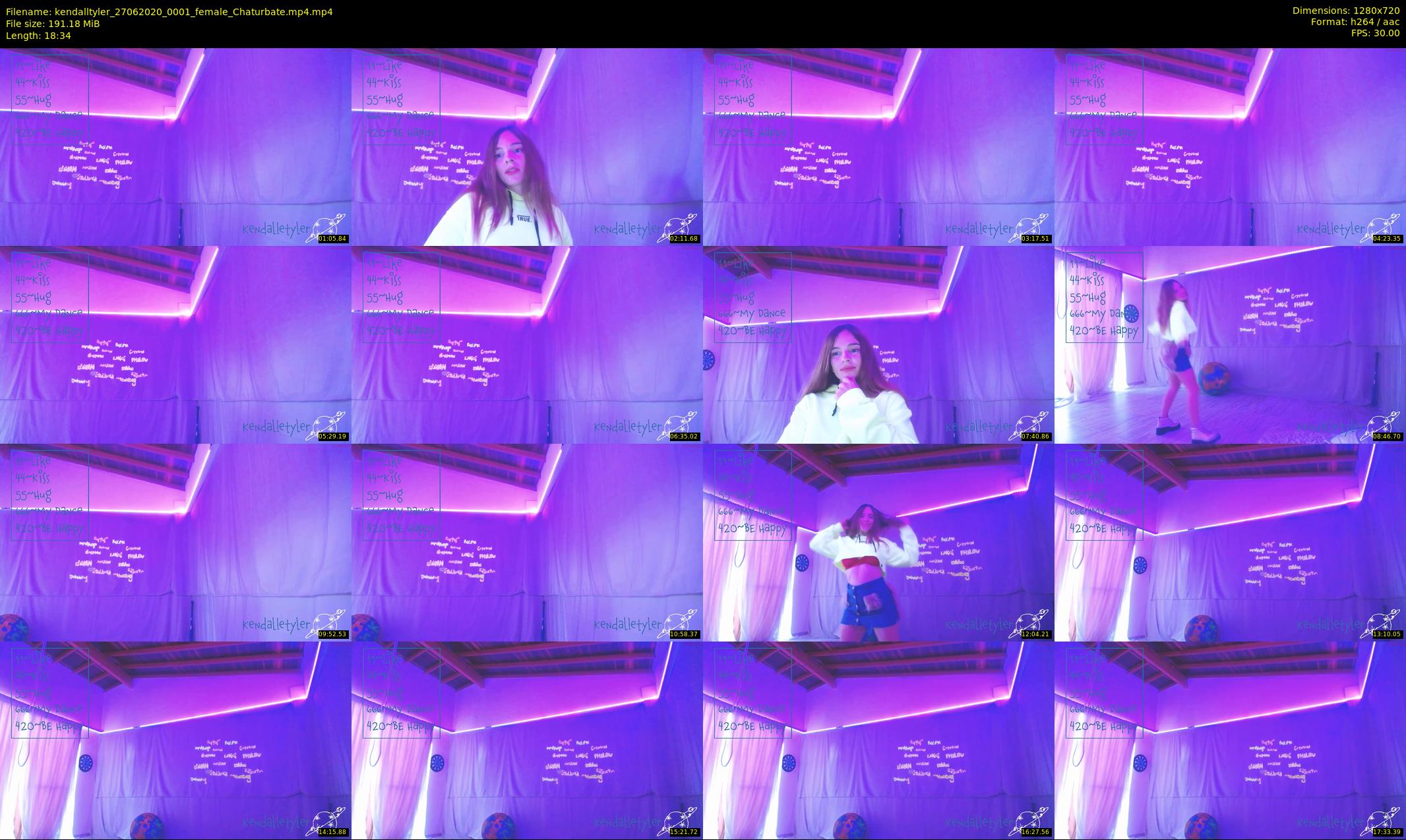 kendalltyler — 19 minute Chaturbate female cam show recording, 720p, Jun 27, 2020