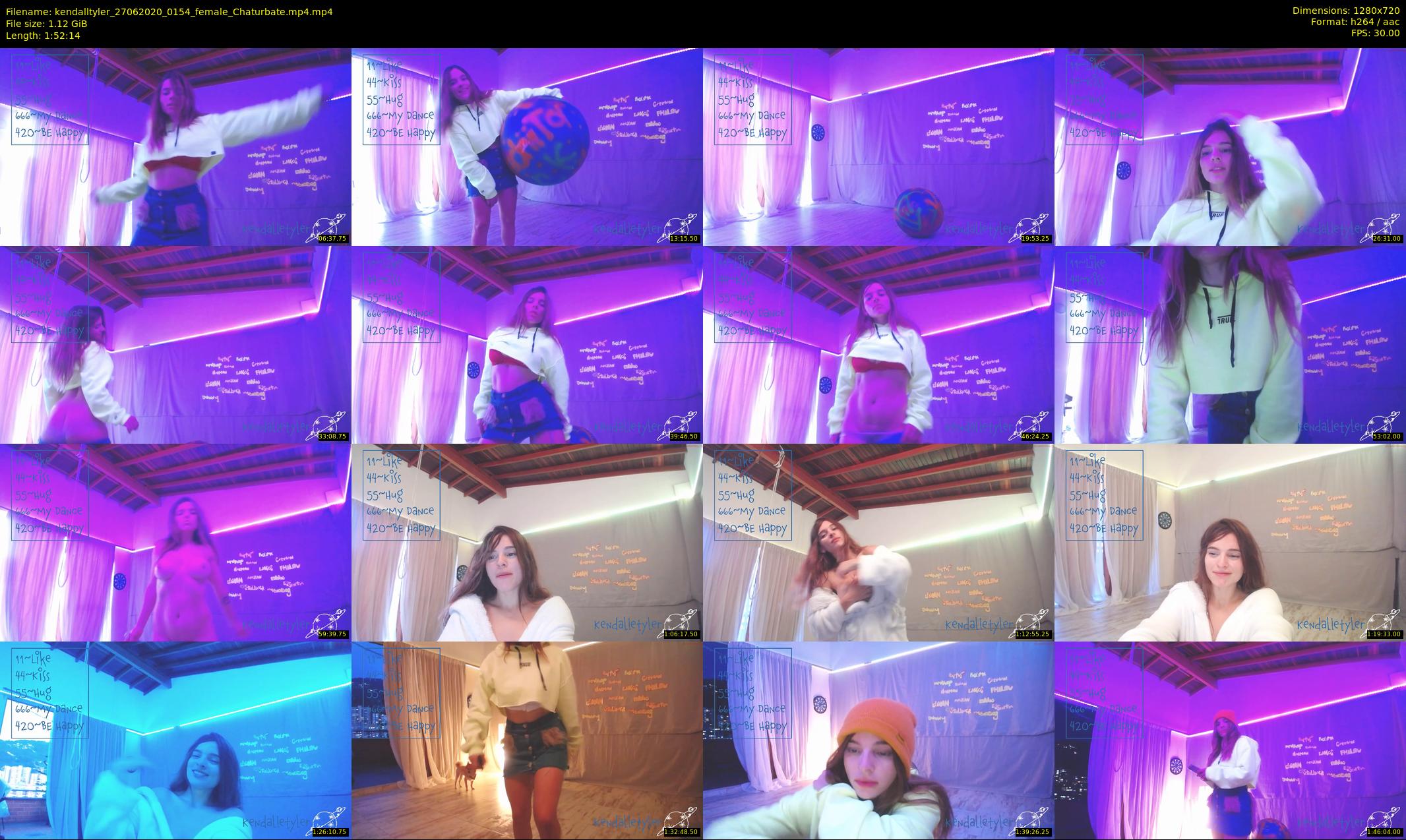 kendalltyler — 113 minute Chaturbate female cam show recording, 720p, Jun 27, 2020