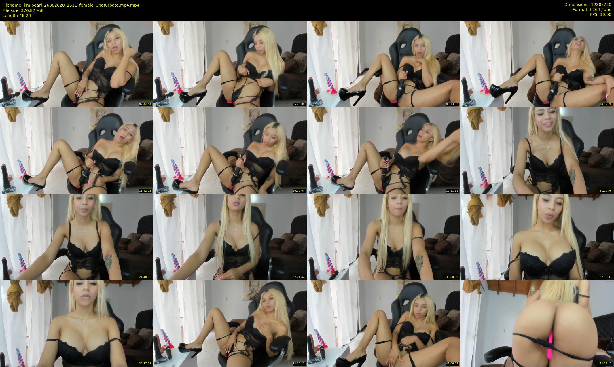 kmipearl — 47 minute Chaturbate female cam show recording, 720p, Jun 26, 2020