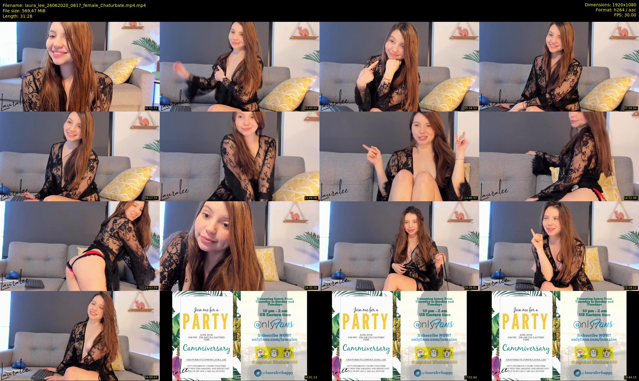 laura_lee — 32 minute Chaturbate female cam show recording, 1080p, Jun 26, 2020