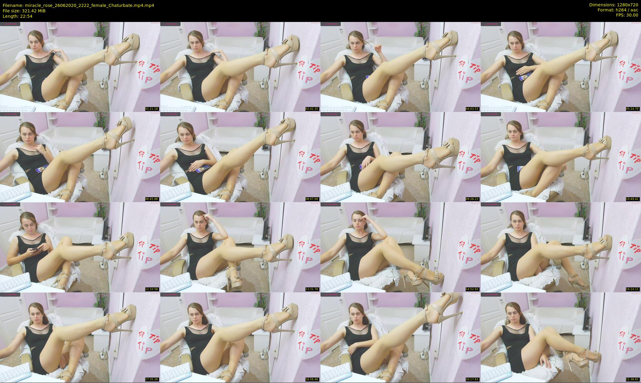 miracle_rose — 23 minute Chaturbate female cam show recording, 720p, Jun 26, 2020
