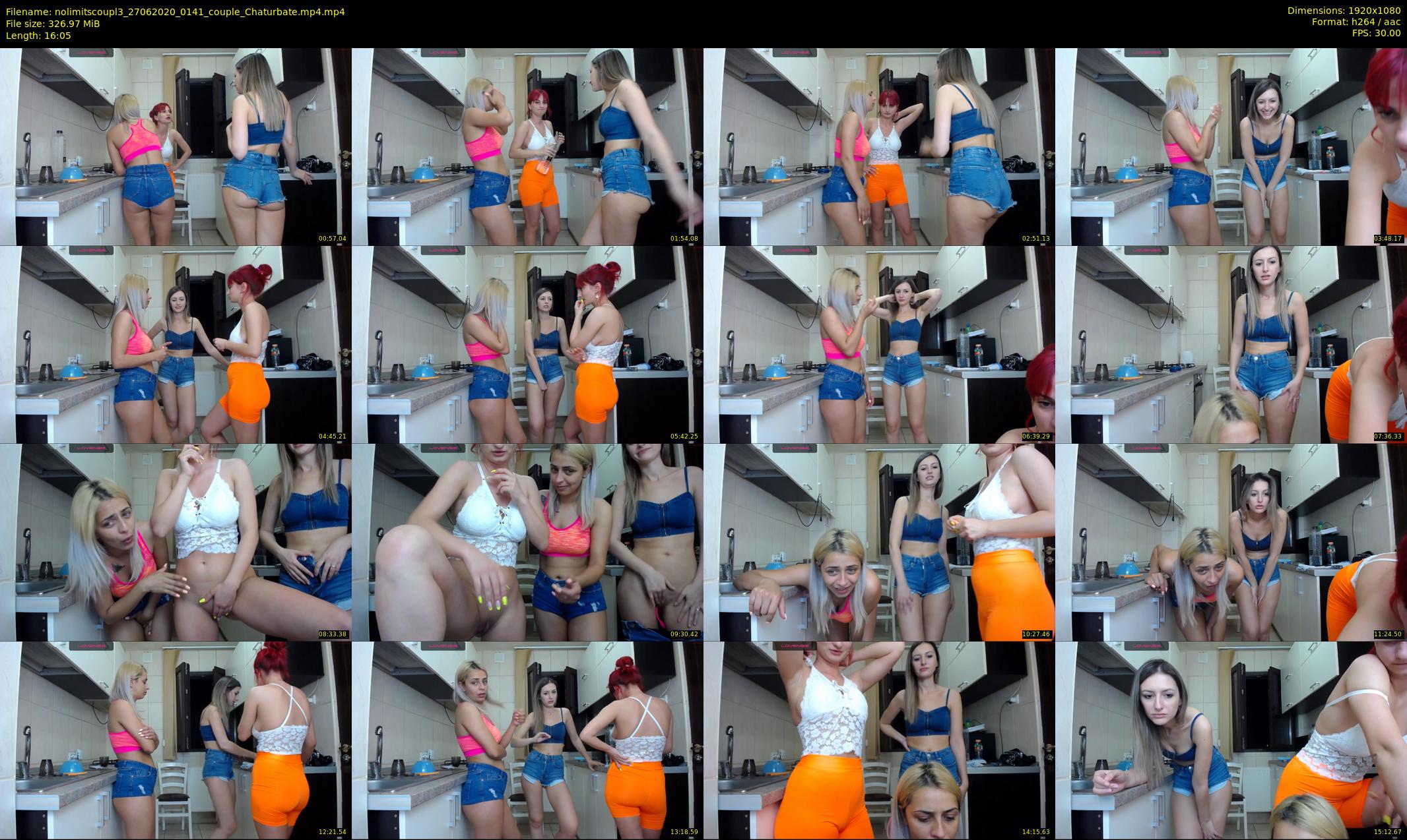 nolimitscoupl3 — 17 minute Chaturbate couple cam show recording, 1080p, Jun 27, 2020
