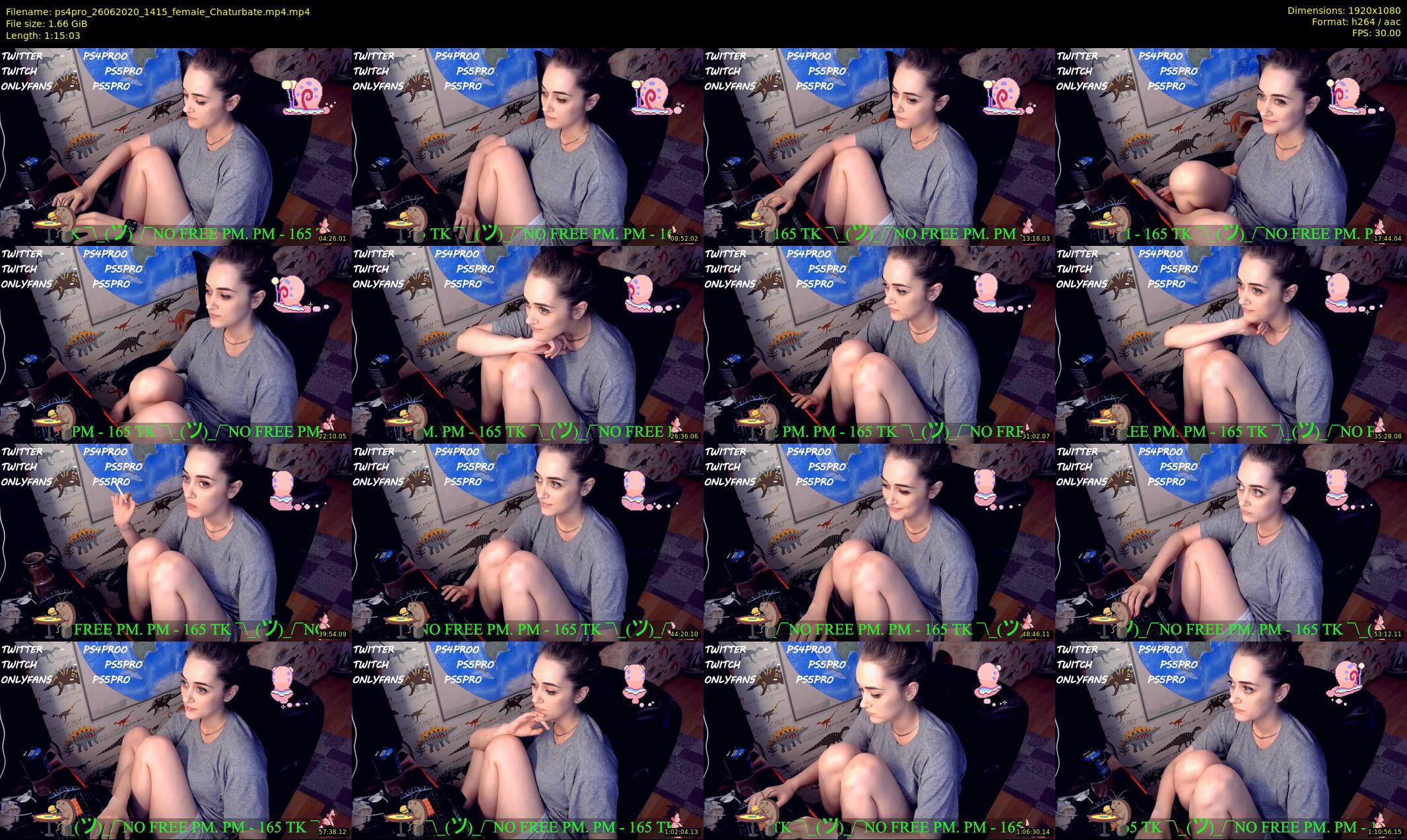 ps4pro — 76 minute Chaturbate female cam show recording, 1080p, Jun 26, 2020