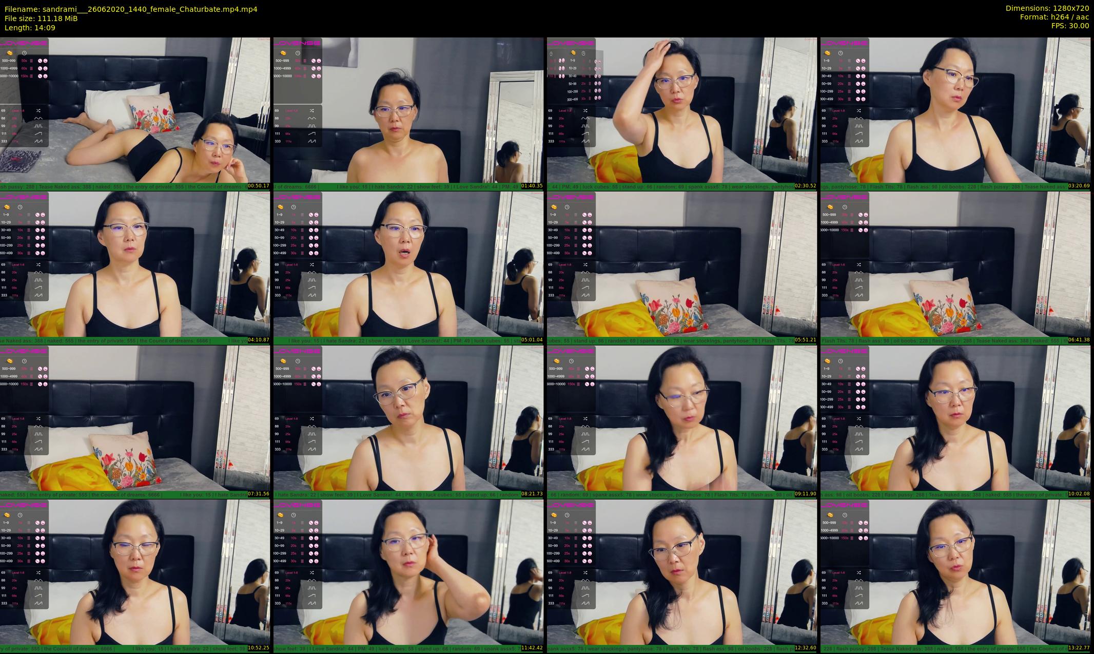 sandrami__ — 15 minute Chaturbate female cam show recording, 720p, Jun 26, 2020