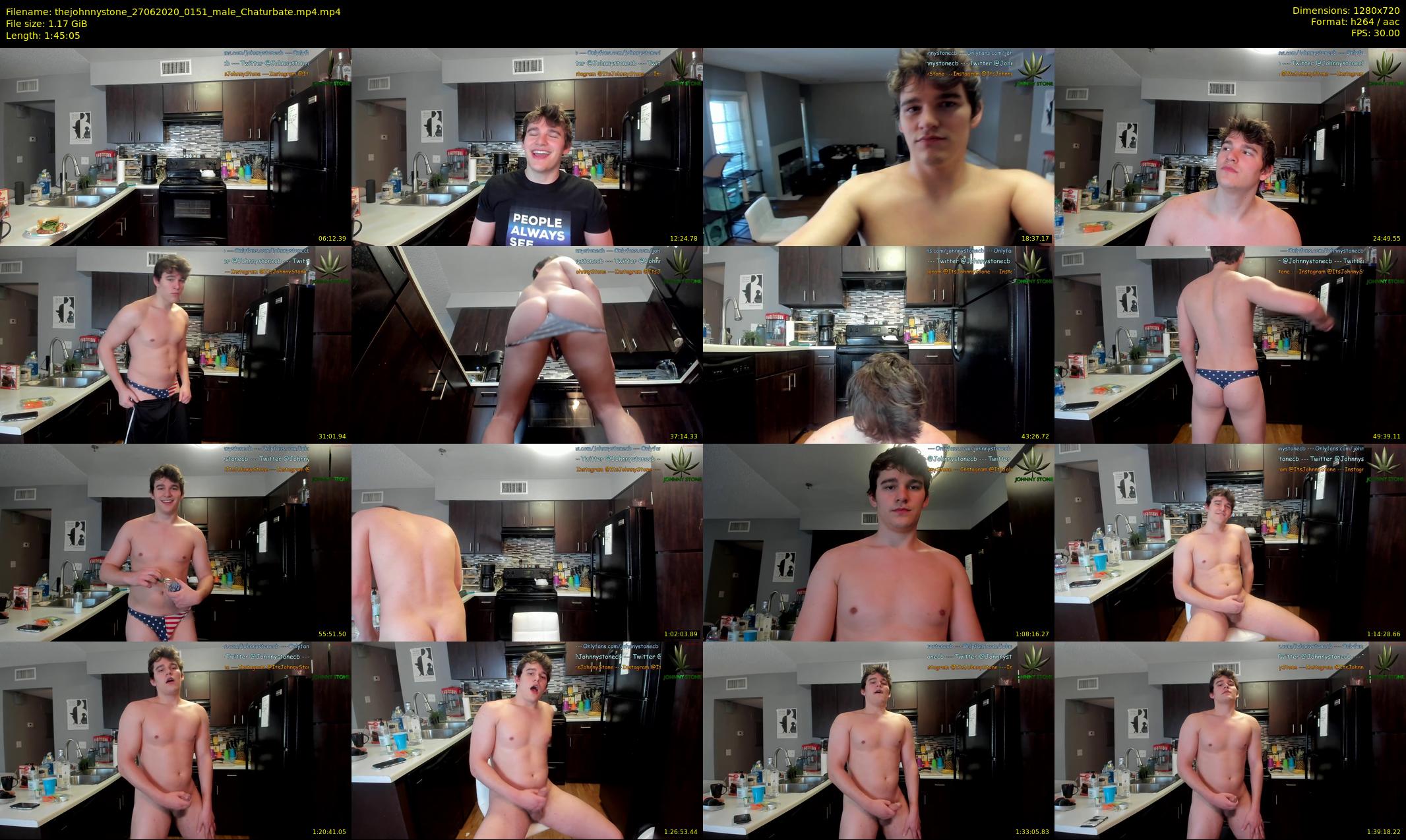 thejohnnystone — 106 minute Chaturbate male cam show recording, 720p, Jun 27, 2020