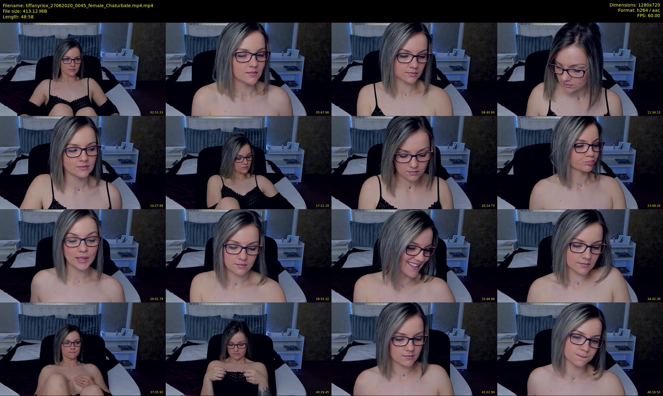 tiffanyriox — 49 minute Chaturbate female cam show recording, 720p, Jun 27, 2020