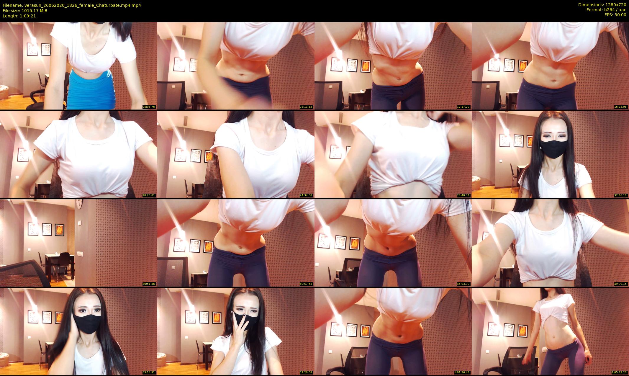 verasun — 70 minute Chaturbate female cam show recording, 720p, Jun 26, 2020