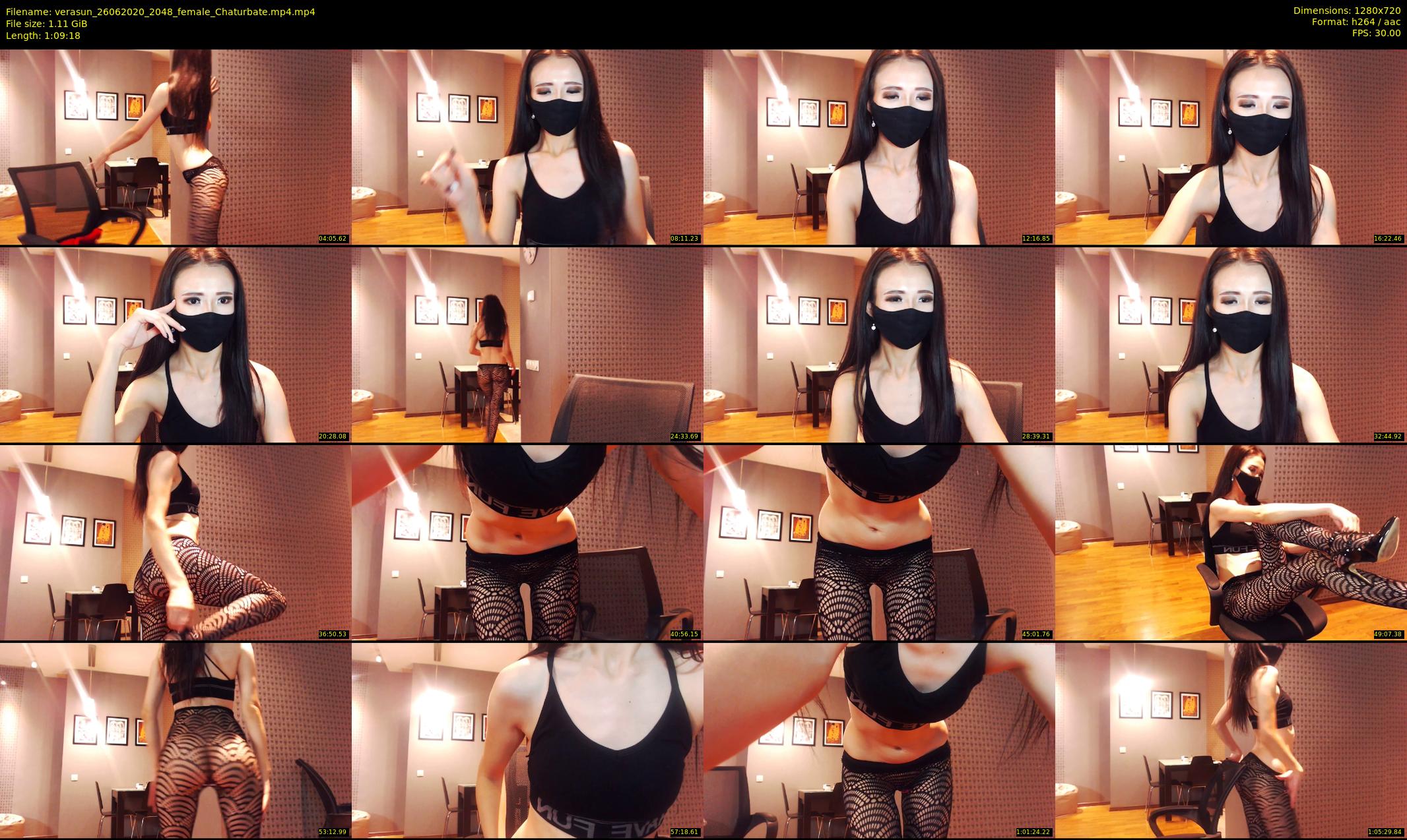verasun — 70 minute Chaturbate female cam show recording, 720p, Jun 26, 2020