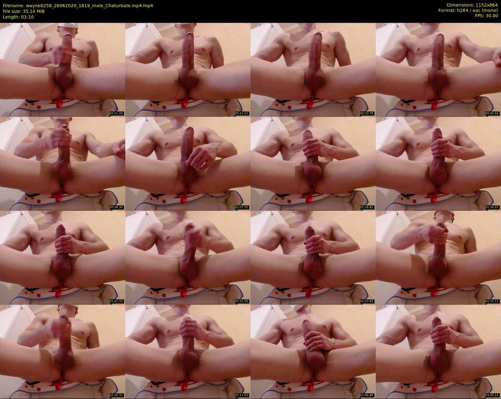 wayne6258 — 4 minute Chaturbate male cam show recording, 720p, Jun 26, 2020