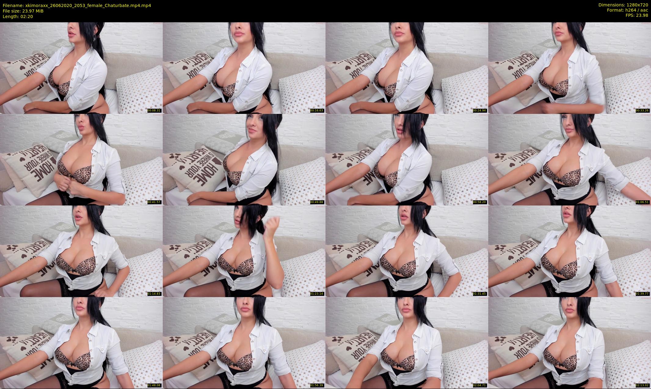 xkimoraxx — 3 minute Chaturbate female cam show recording, 720p, Jun 26, 2020
