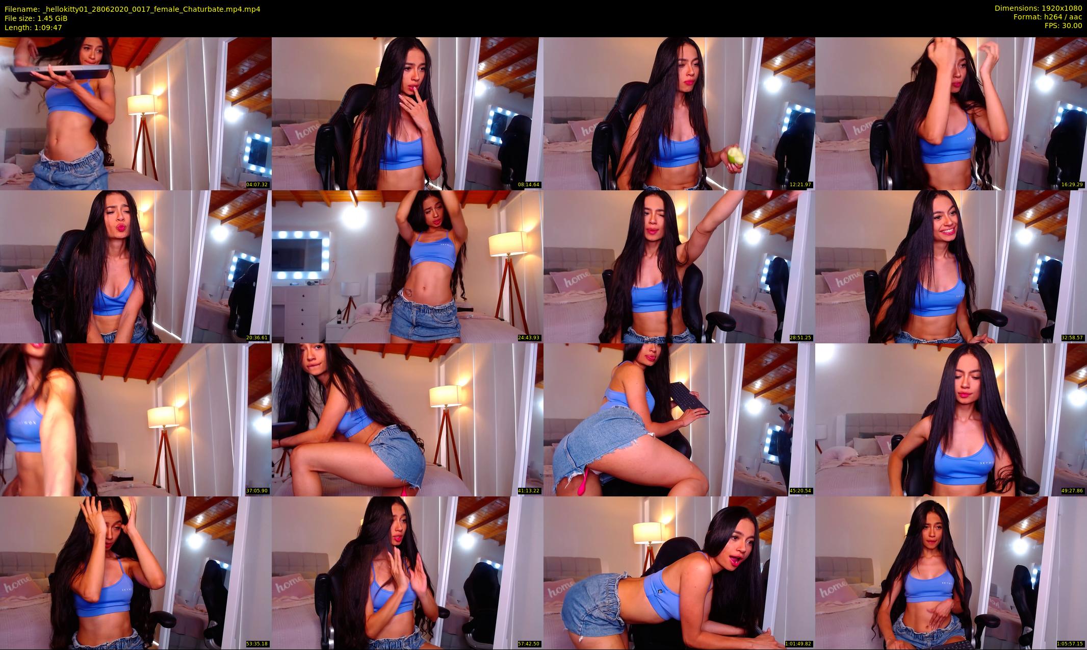 _hellokitty01 — 70 minute Chaturbate female cam show recording, 1080p, Jun 28, 2020
