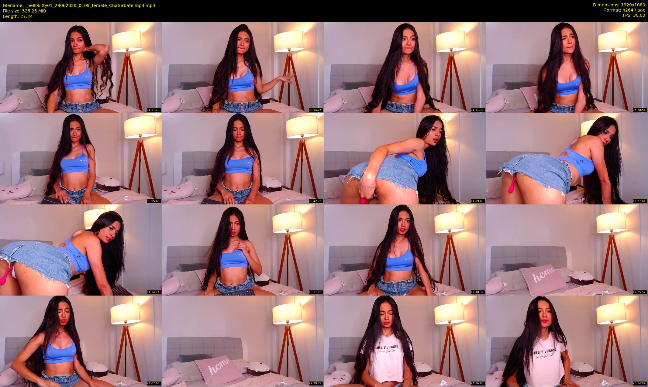 _hellokitty01 — 28 minute Chaturbate female cam show recording, 1080p, Jun 28, 2020