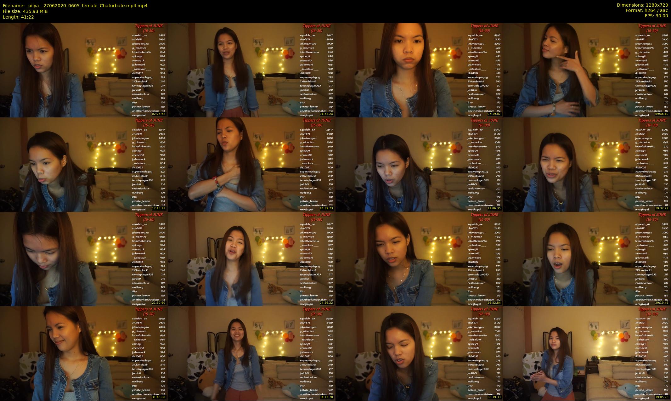 _pilya_ — 42 minute Chaturbate female cam show recording, 720p, Jun 27, 2020