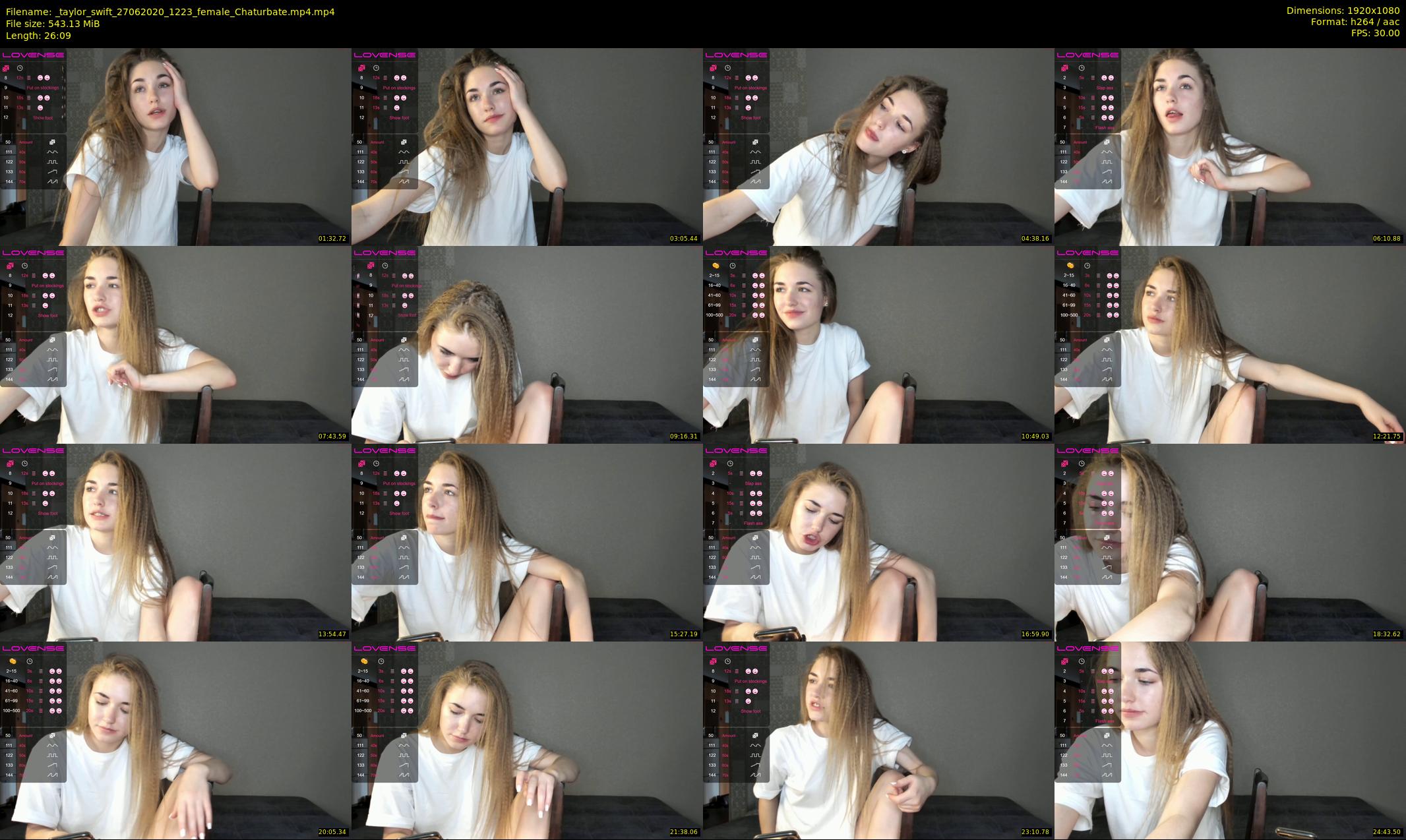 _taylor_swift — 27 minute Chaturbate female cam show recording, 1080p, Jun 27, 2020