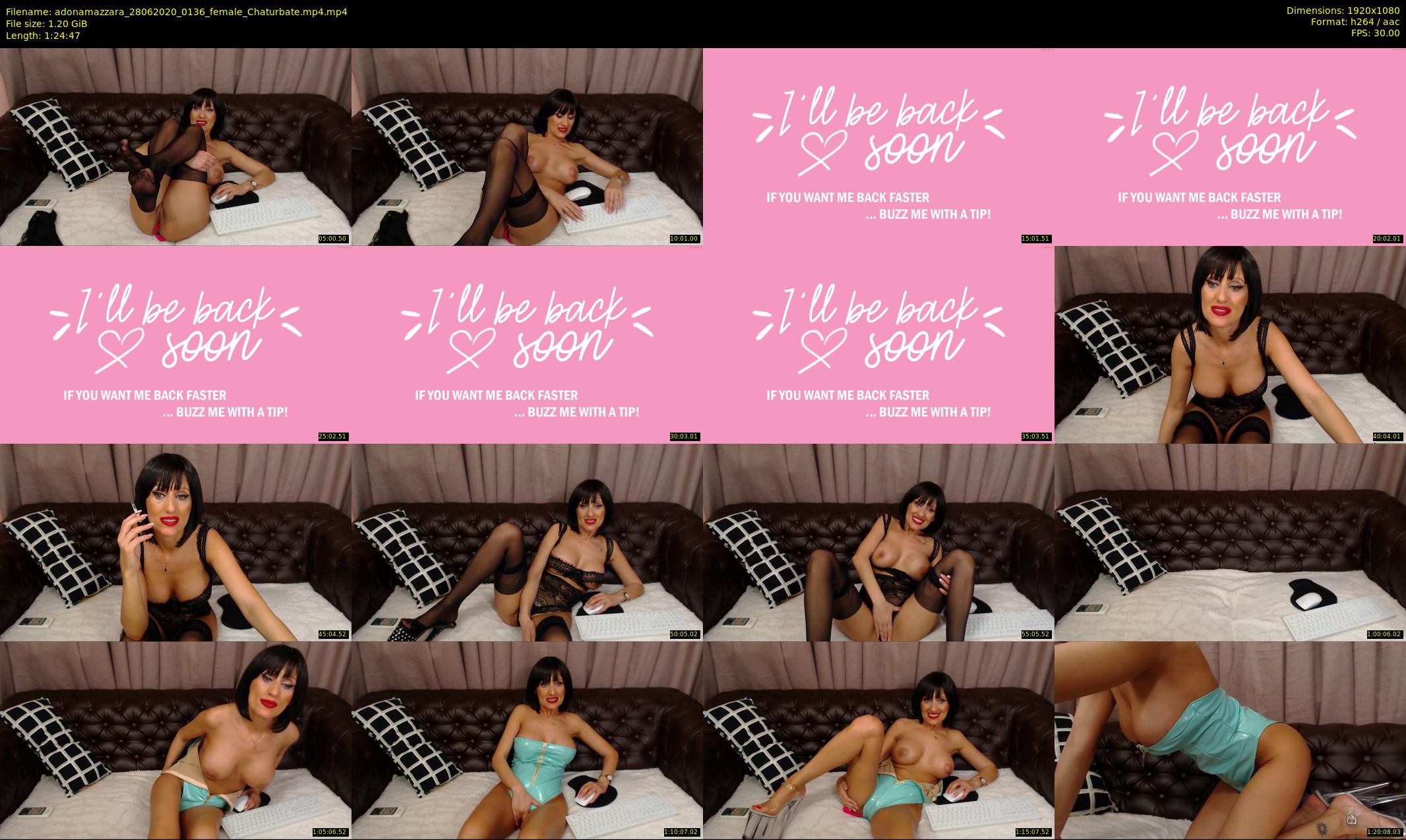adonamazzara — 85 minute Chaturbate female cam show recording, 1080p, Jun 28, 2020