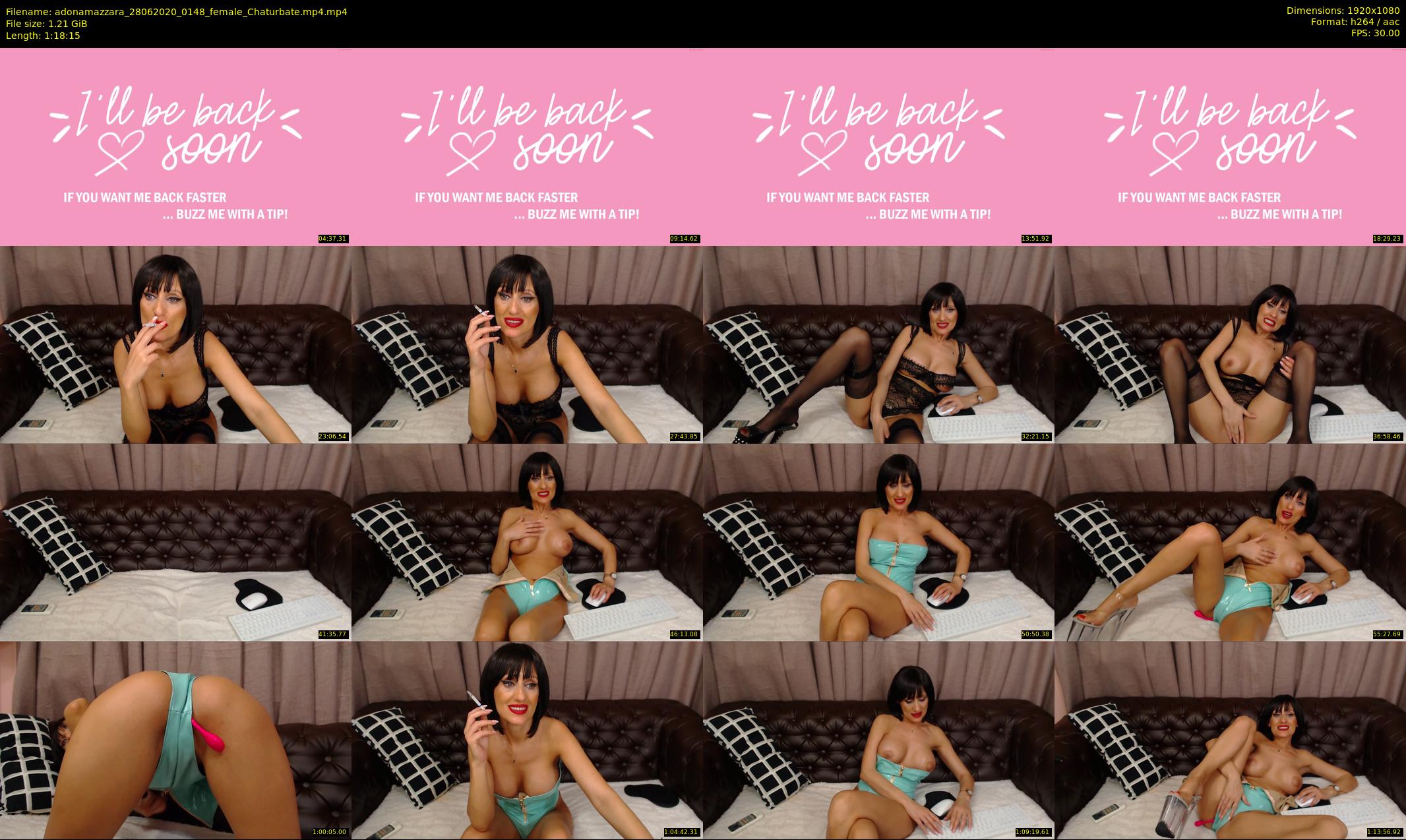 adonamazzara — 79 minute Chaturbate female cam show recording, 1080p, Jun 28, 2020