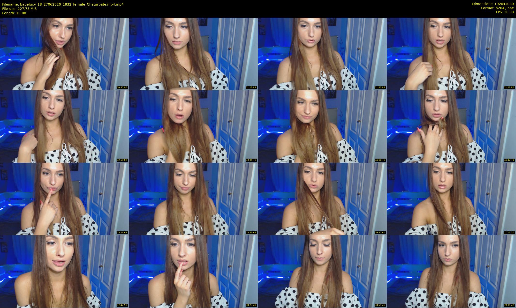 babelucy_18 — 11 minute Chaturbate female cam show recording, 1080p, Jun 27, 2020