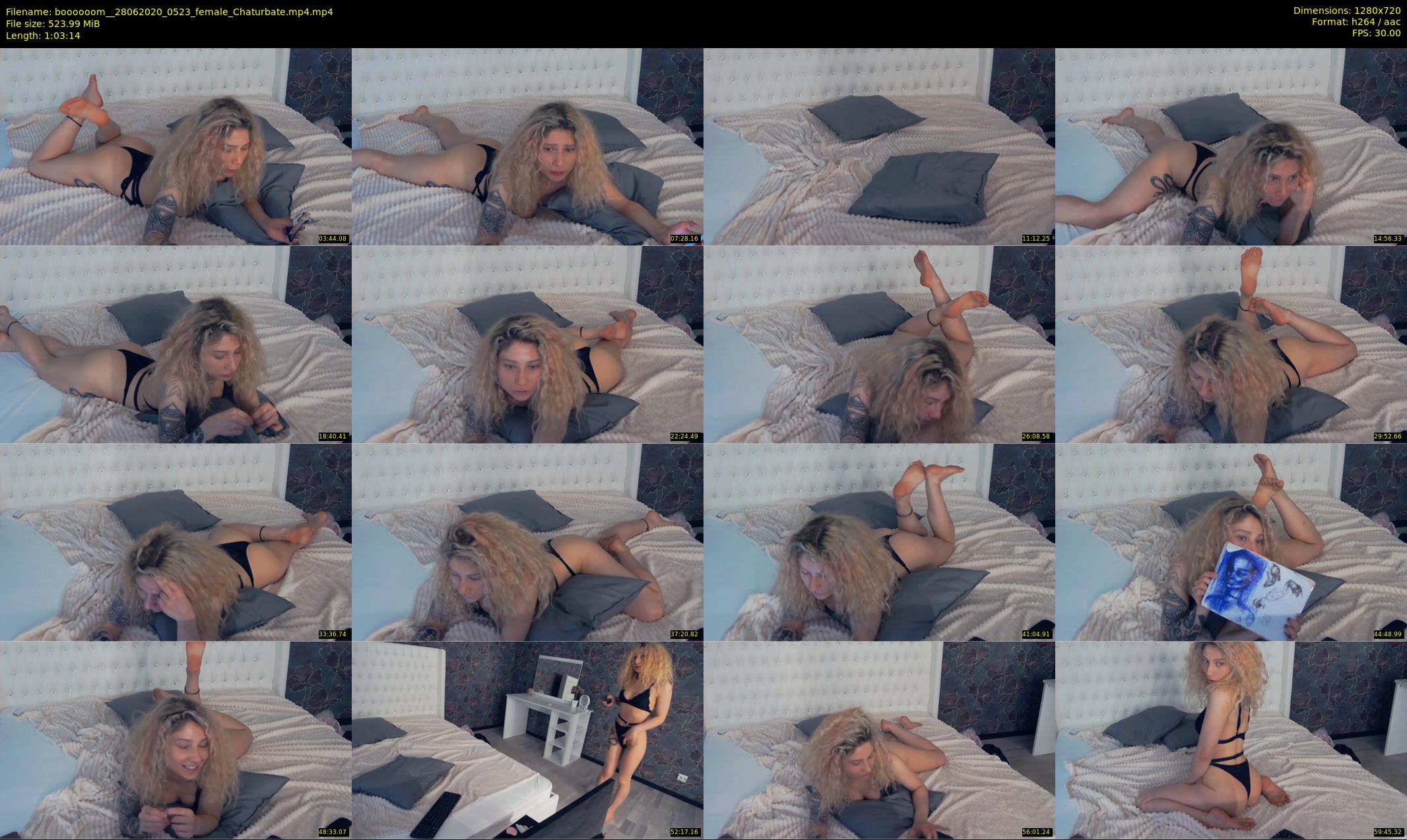 boooooom_ — 64 minute Chaturbate female cam show recording, 720p, Jun 28, 2020