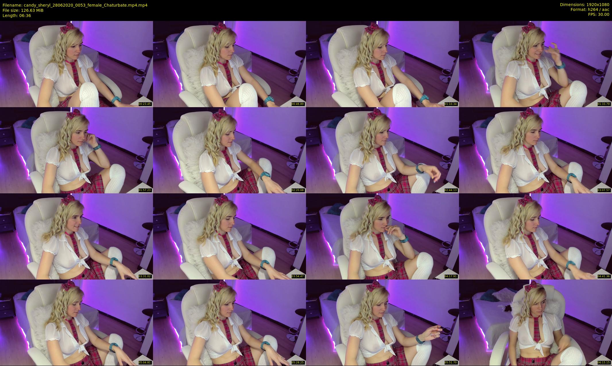 candy_sheryl — 7 minute Chaturbate female cam show recording, 1080p, Jun 28, 2020