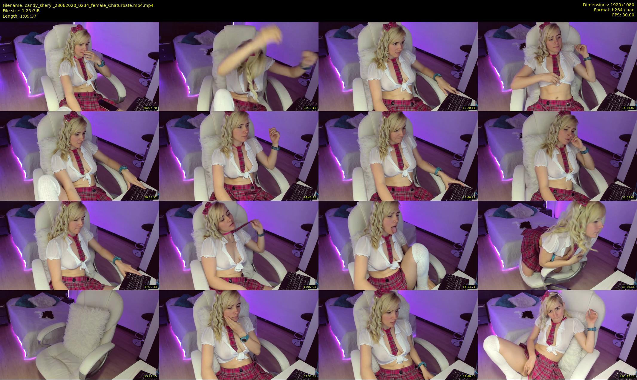 candy_sheryl — 70 minute Chaturbate female cam show recording, 1080p, Jun 28, 2020