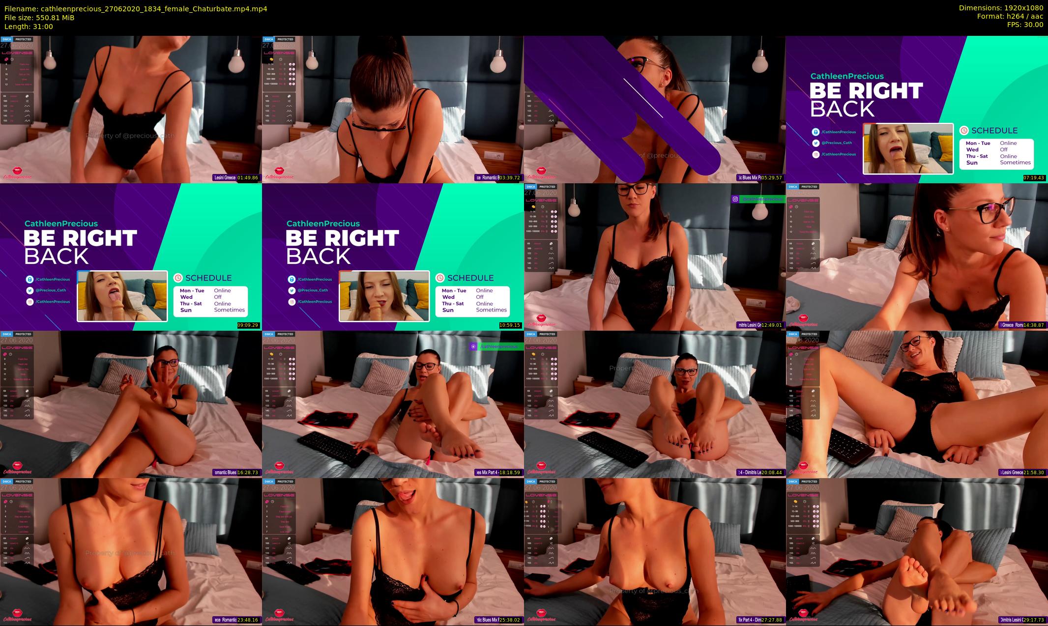 cathleenprecious — 31 minute Chaturbate female cam show recording, 1080p, Jun 27, 2020